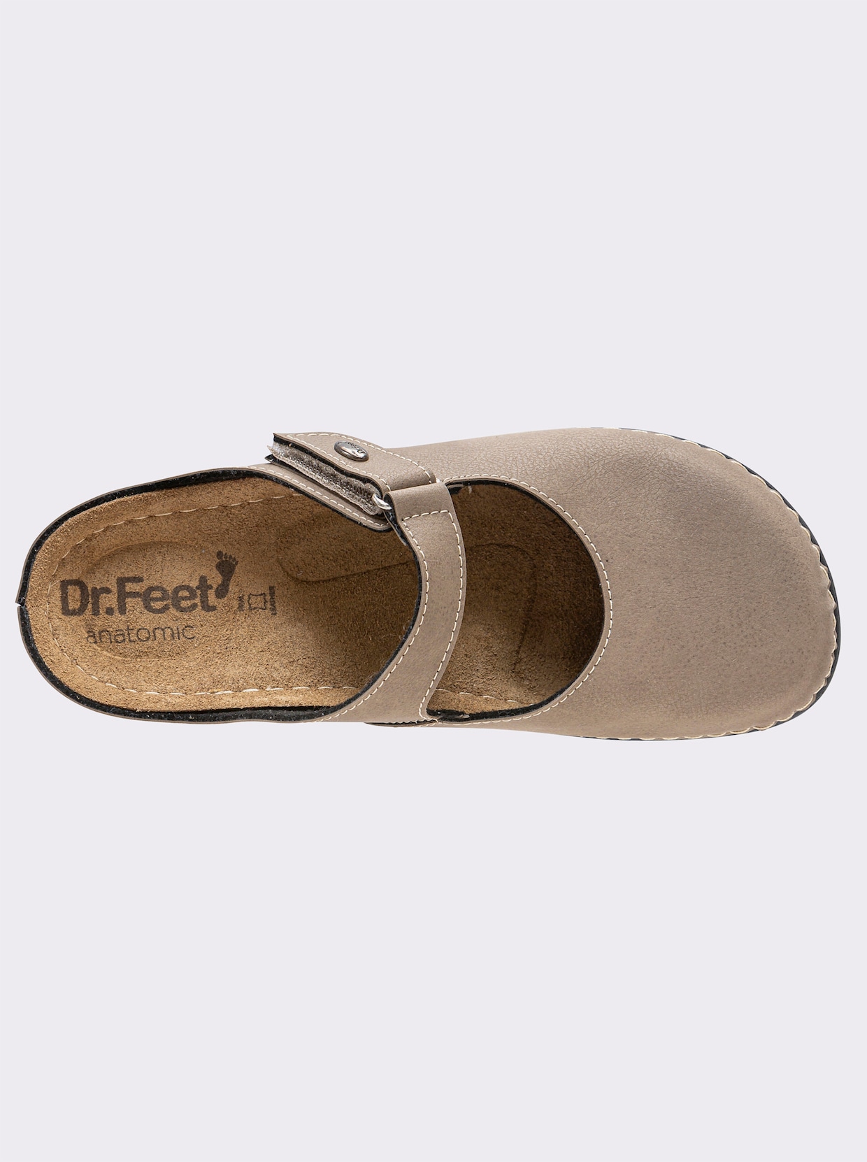 Dr. Feet Pantolette - taupe