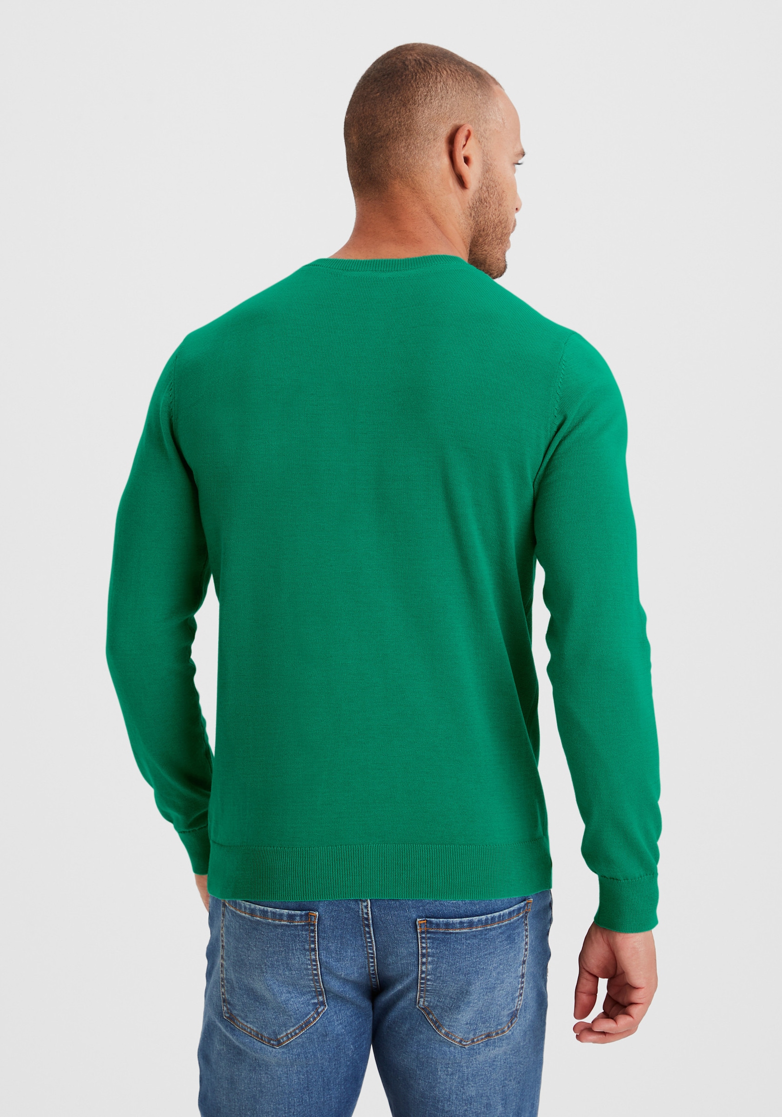 H.I.S Gebreide pullover - groen