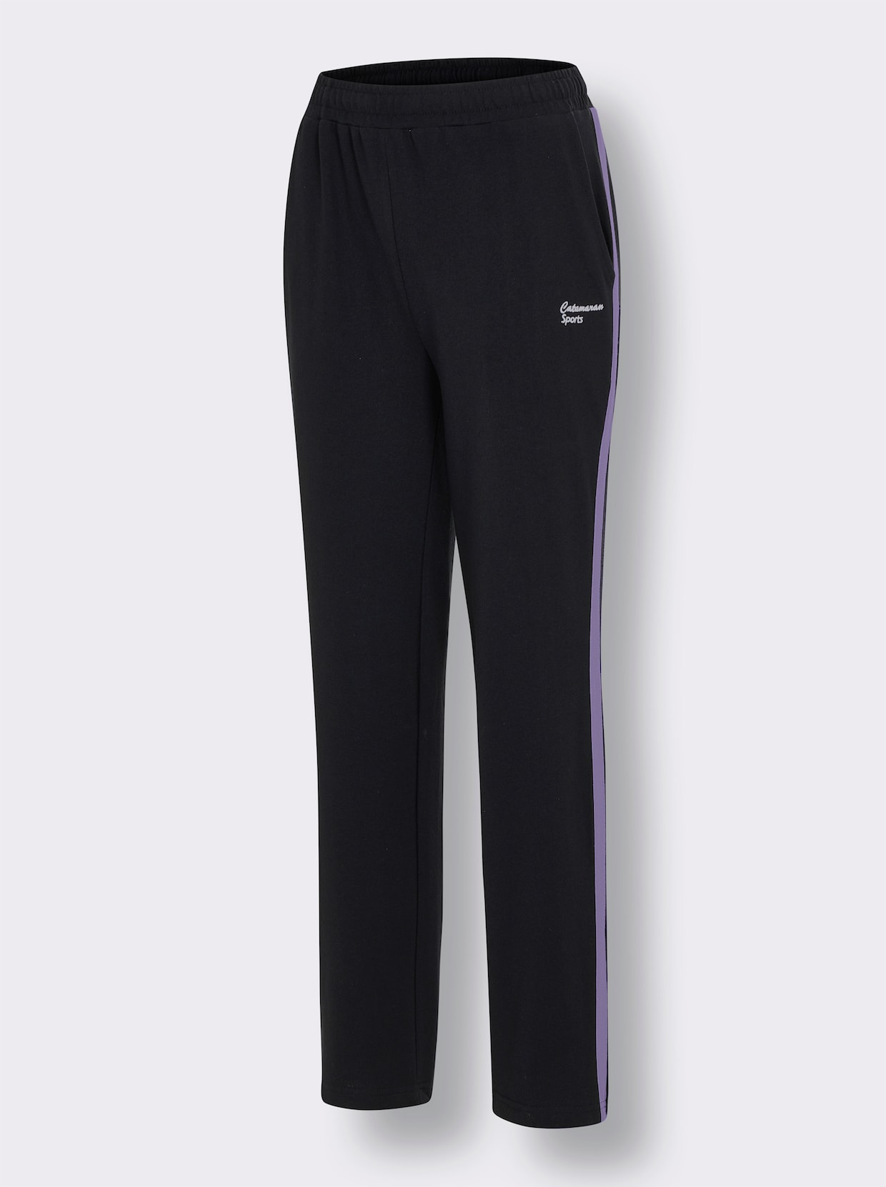 Catamaran Sports Freizeithose - schwarz-lavendel
