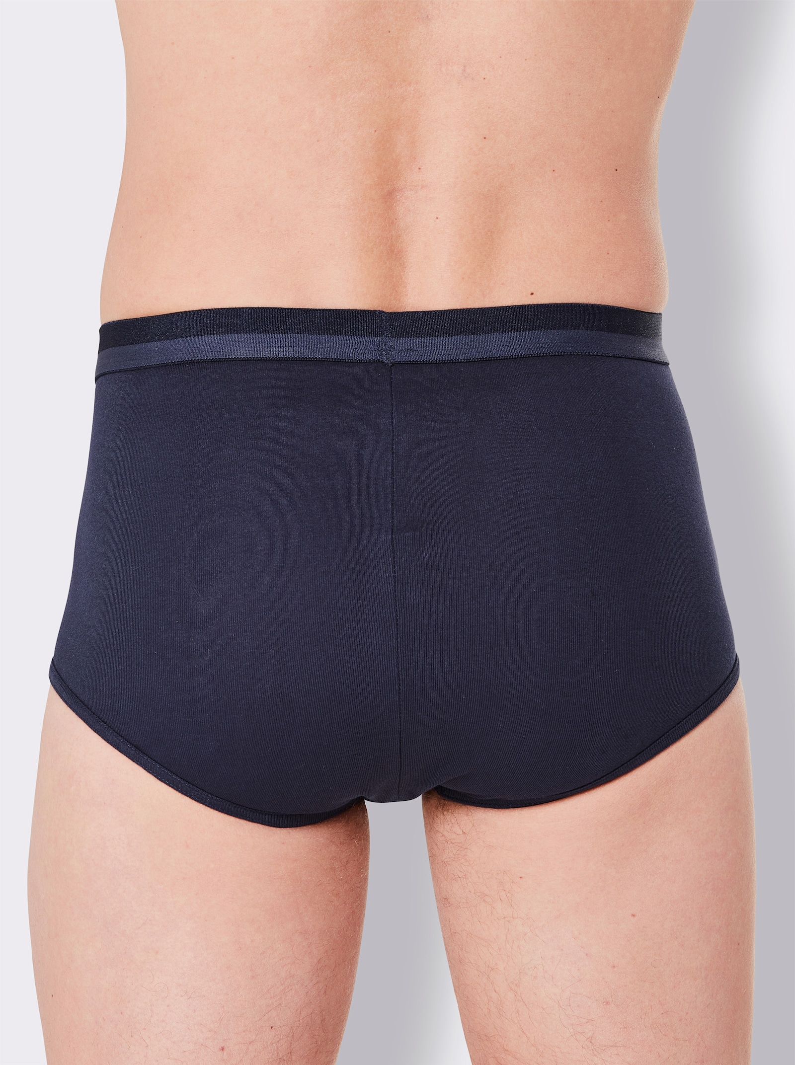 KINGsCLUB Slipy - černá + šedá-melír + námořnická modrá