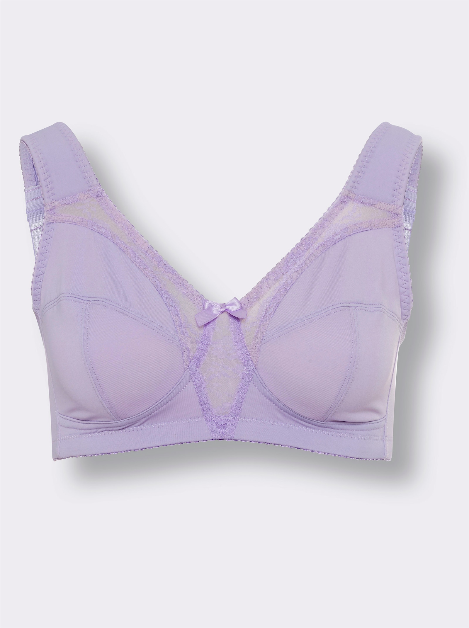 Entlastungs-BH mit gepolsterten Trägern - flieder