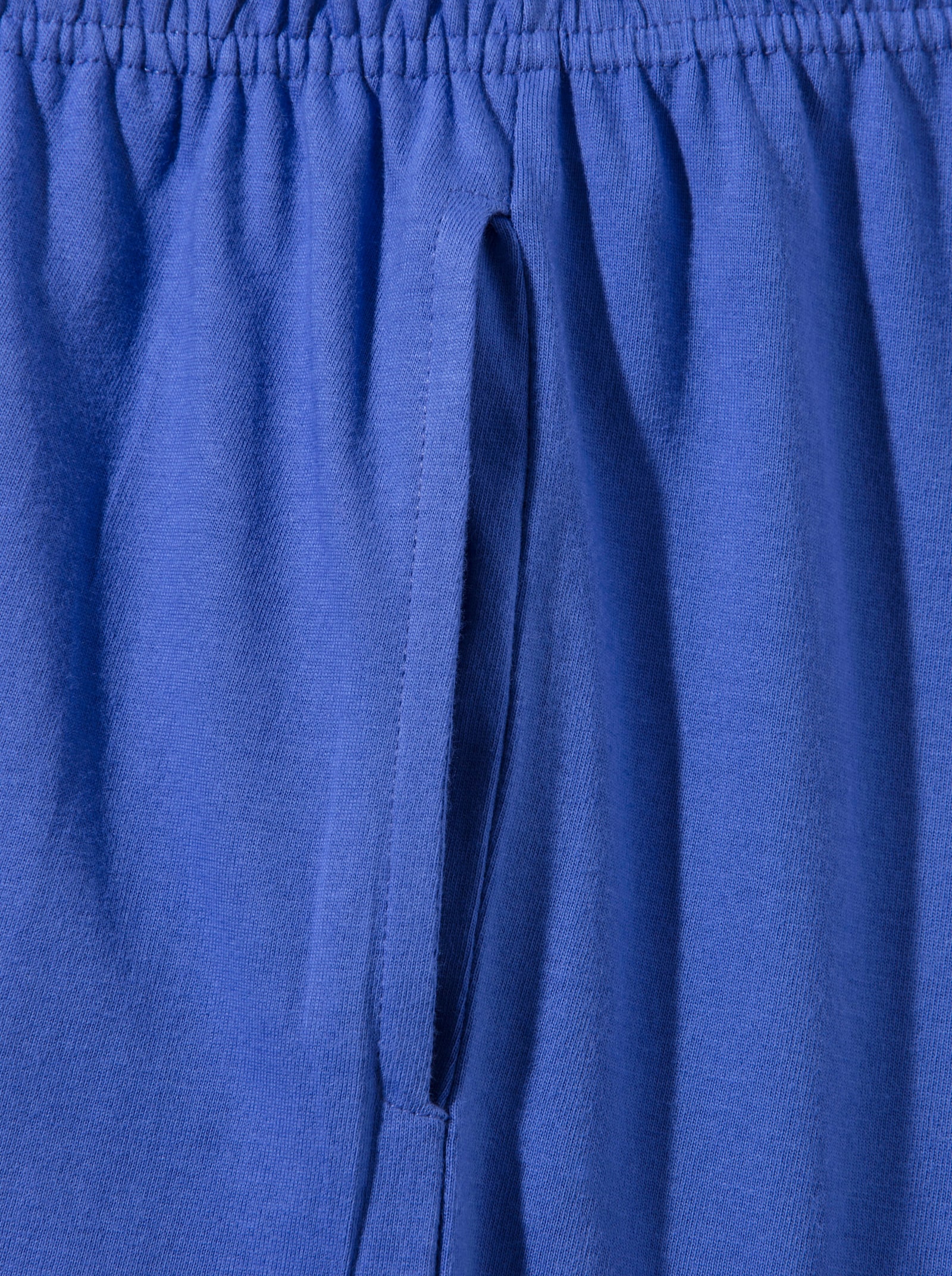 Freizeithose mit Nahttaschen - royalblau