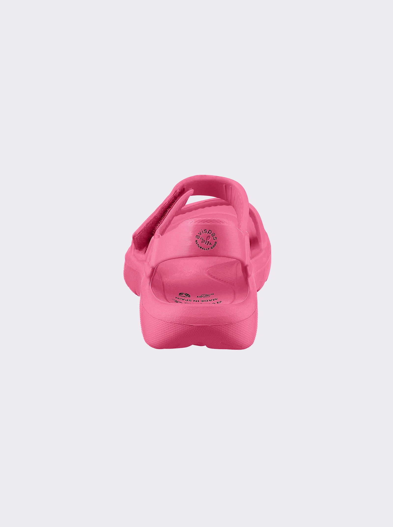 Badesandale mit Klettverschluss - pink