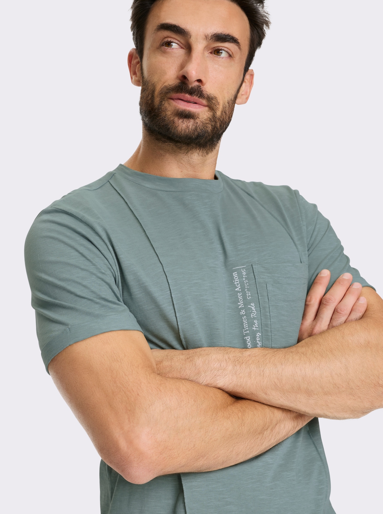 Marco Donati Kurzarmshirt - jade