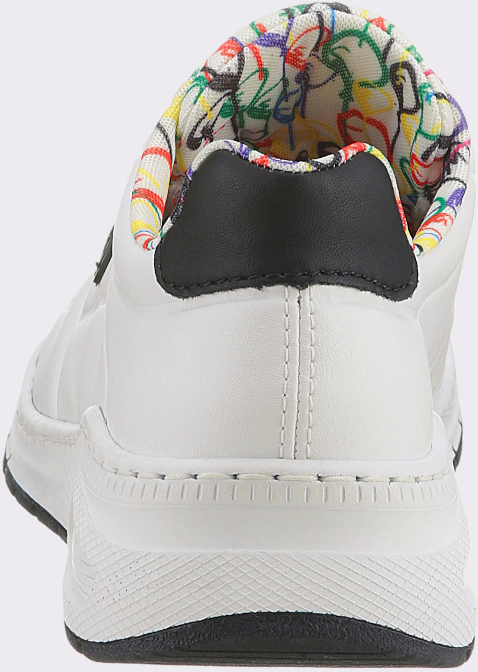 Rieker Sneaker met verwisselbaar voetbed - wit