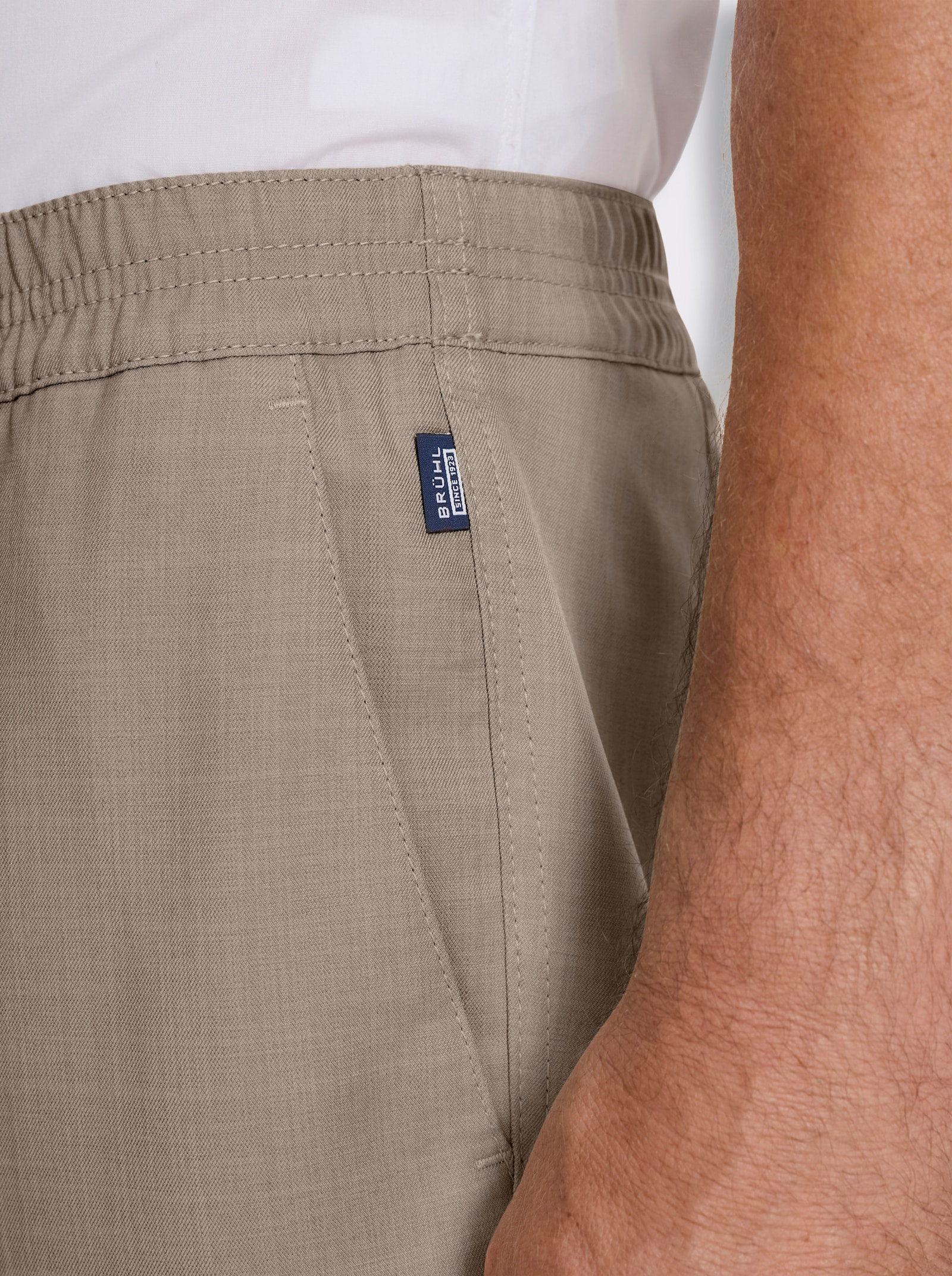 Brühl Schlupfhose mit Easy-Care-Eigenschaften - taupe
