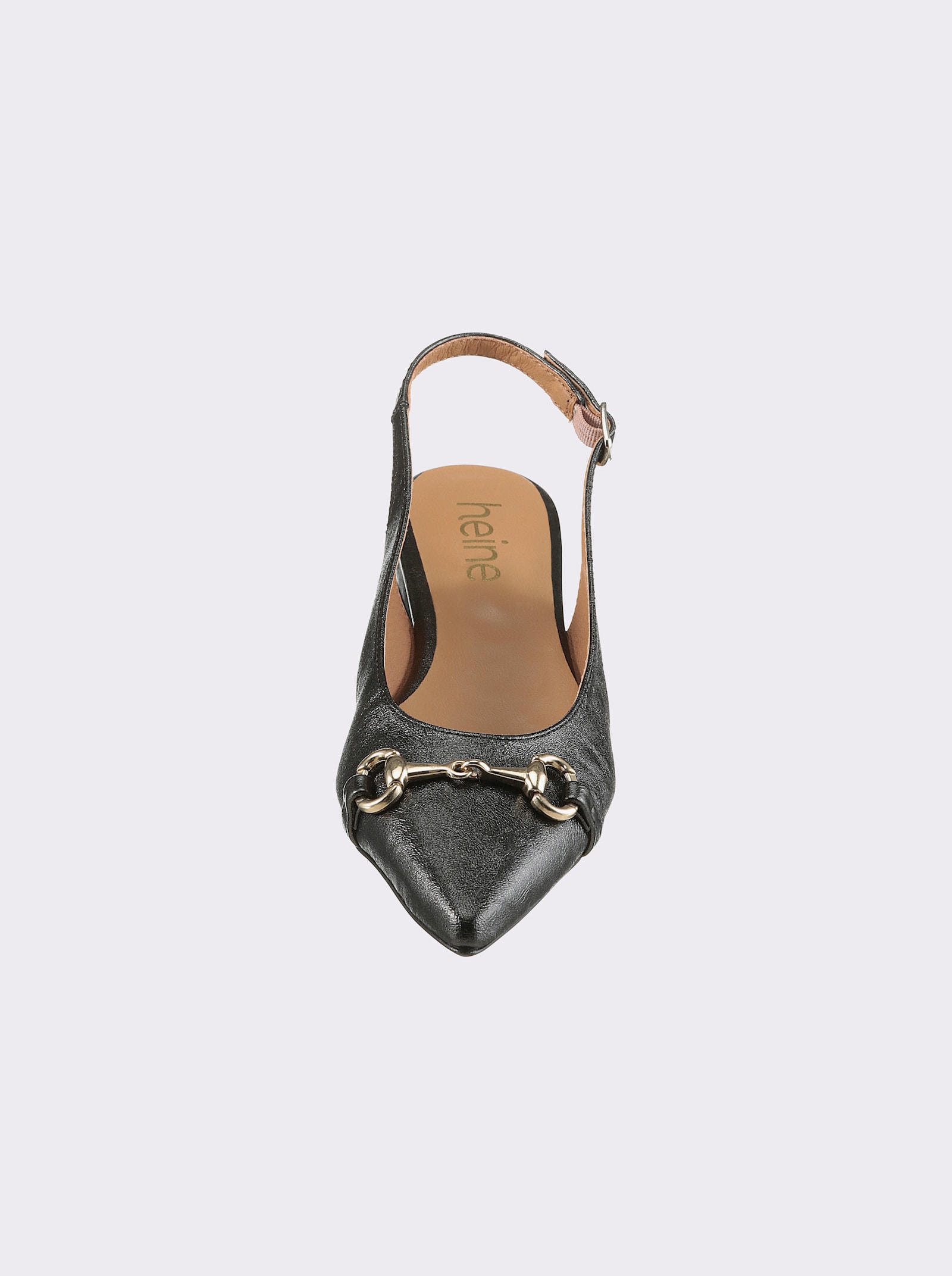 heine Slingballerina - schwarz-metallic