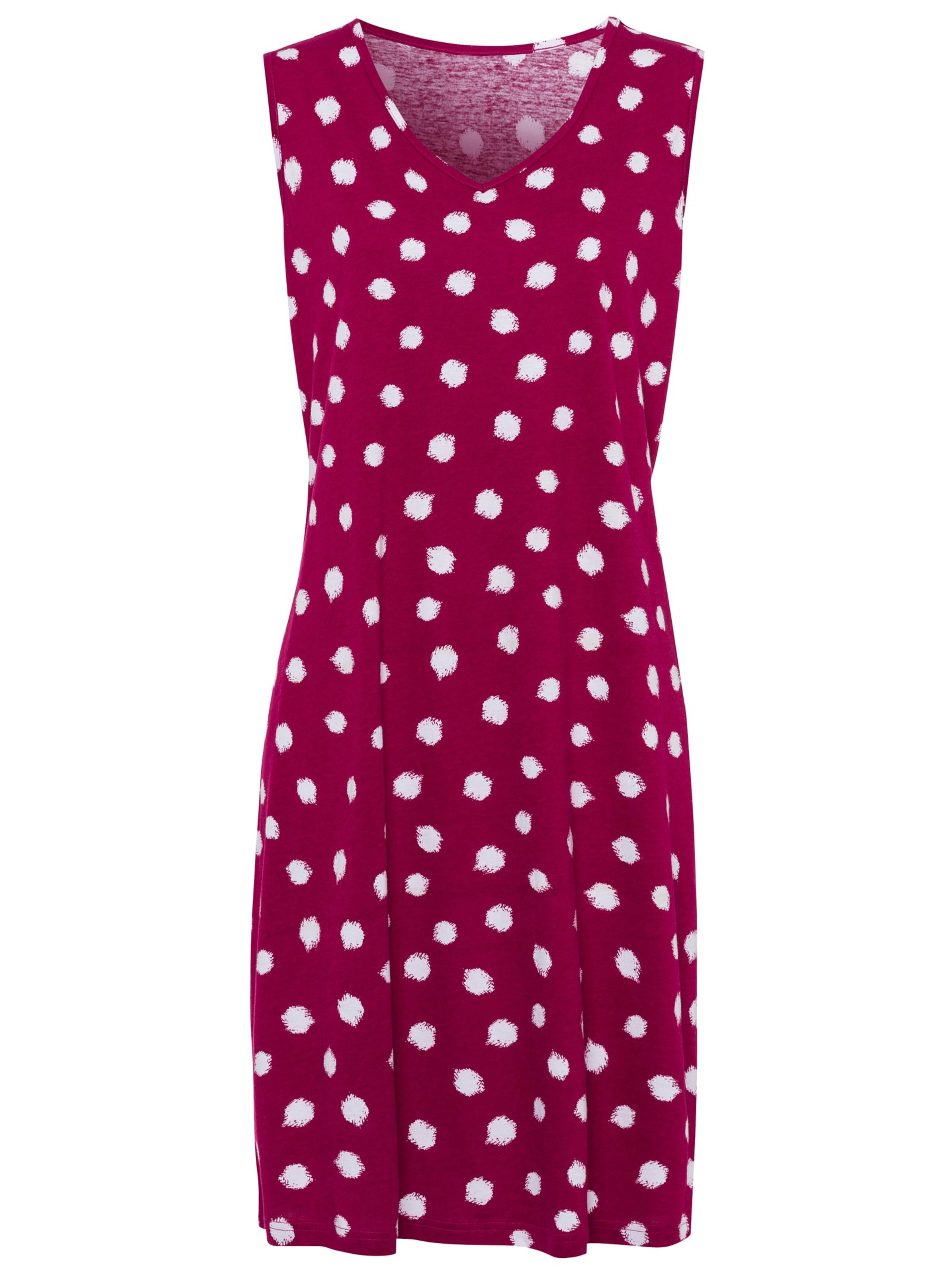 Sommerkleid - fuchsia-bedruckt