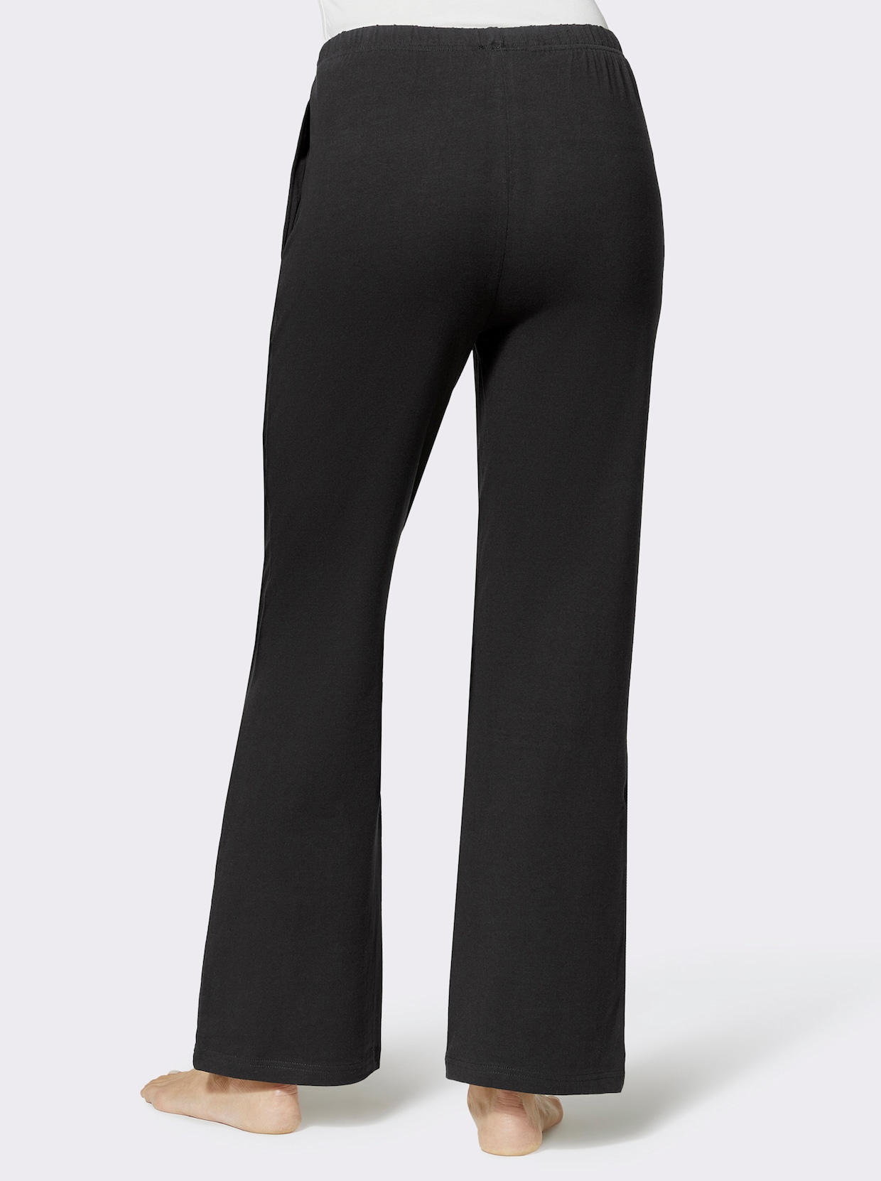 feel good broek - zwart + grijs gemêleerd