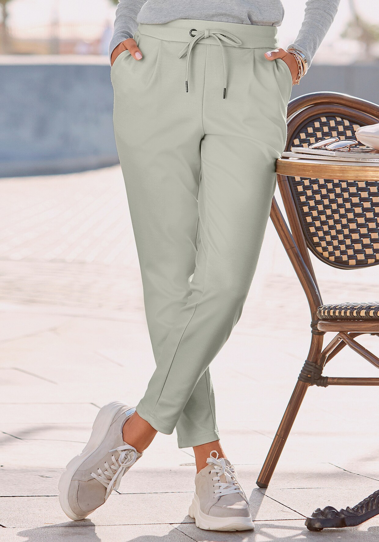 LASCANA Pantalon - vert