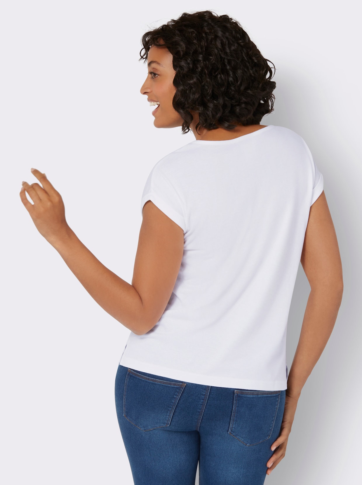 Shirt met korte mouwen - wit