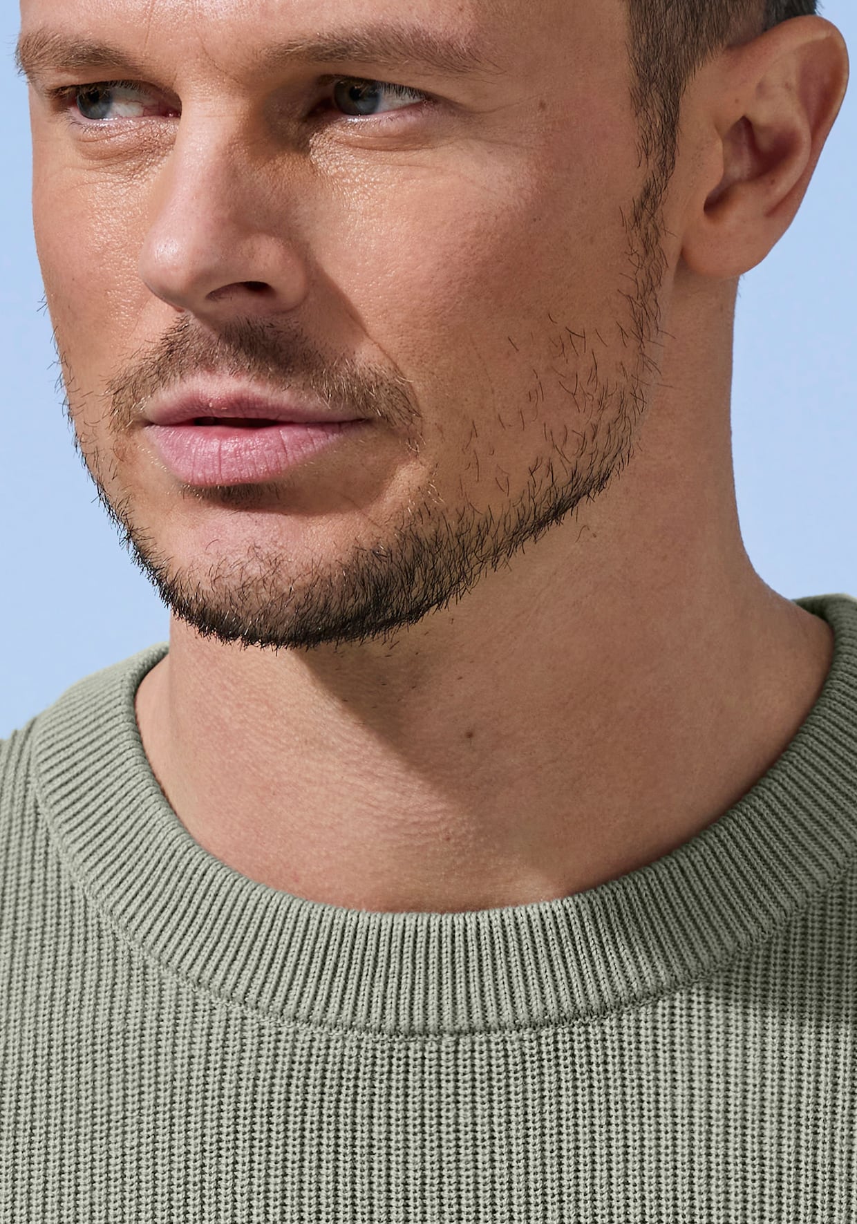 Gebreide pullover - groen