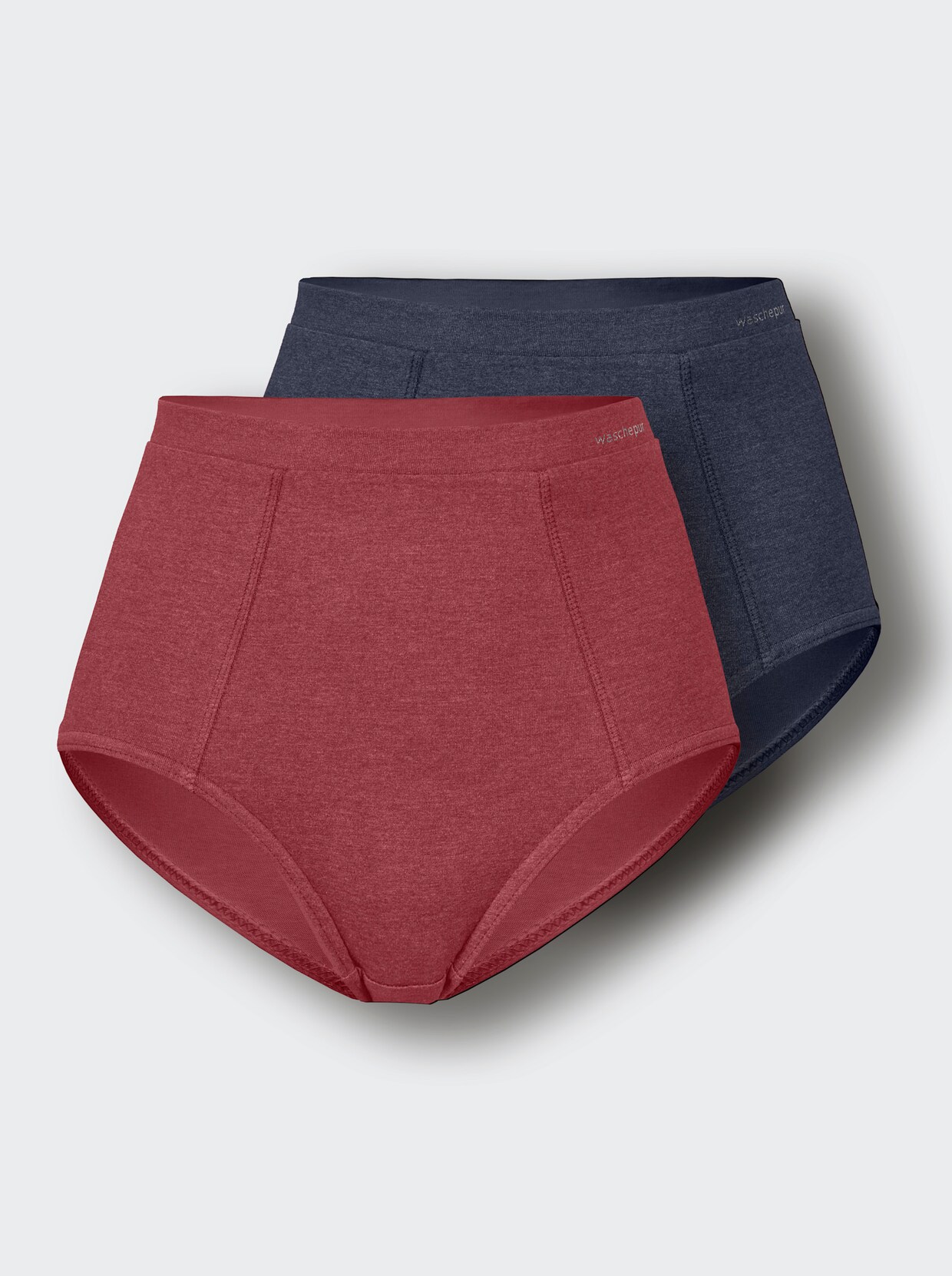 wäschepur Correctieslip - marine/donkerrood