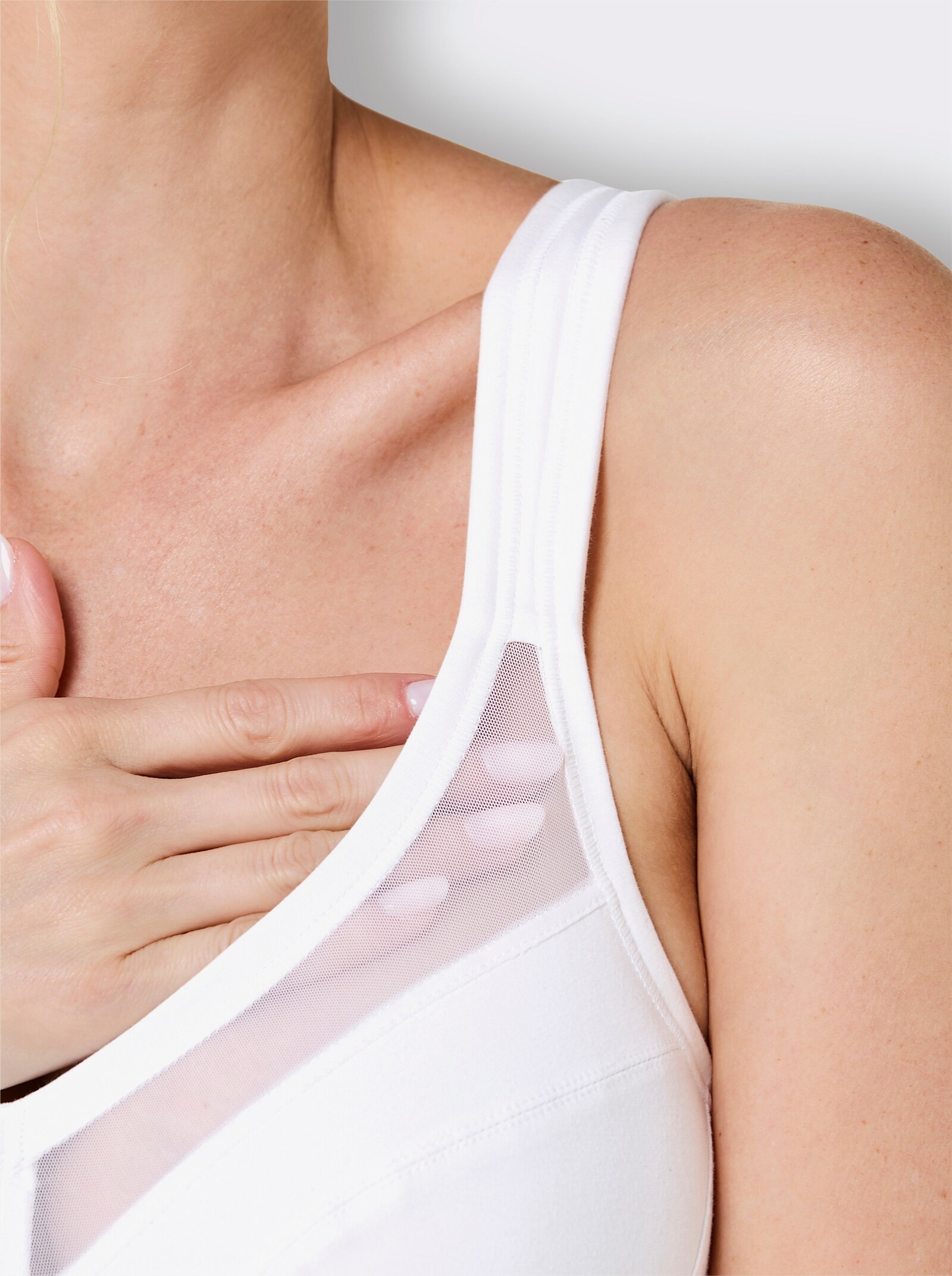 Swegmark Komfort-BH ohne Bügel - weiß