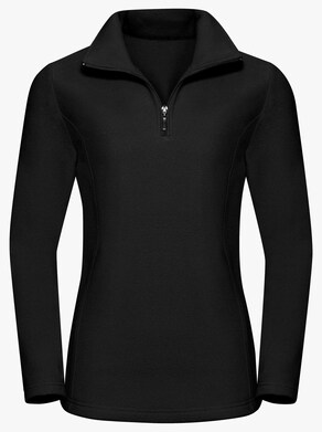 Fleece-Shirt - schwarz