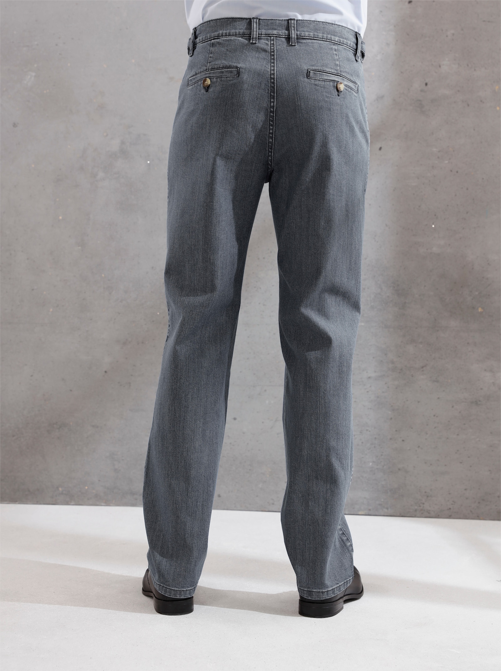 Chauffeursjeans - grey-denim