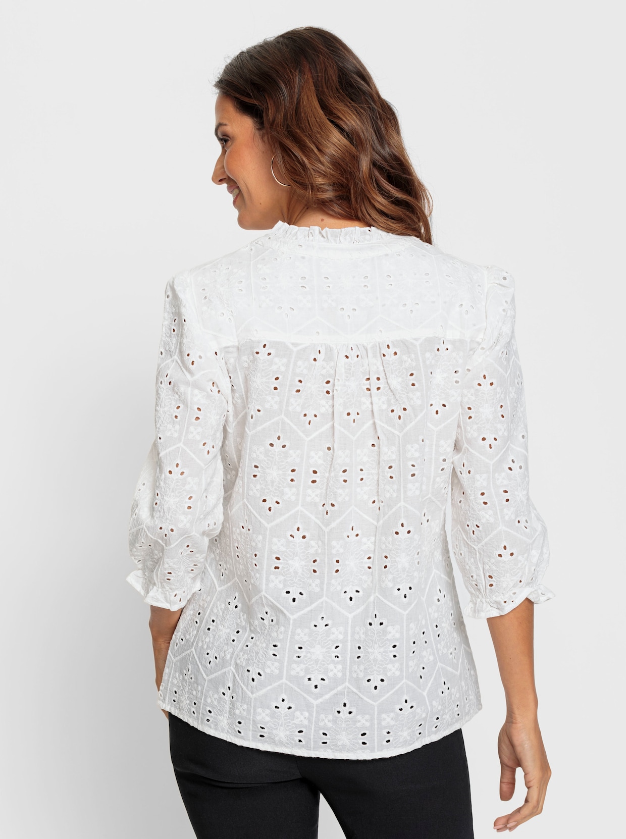 Katoenen blouse - wit