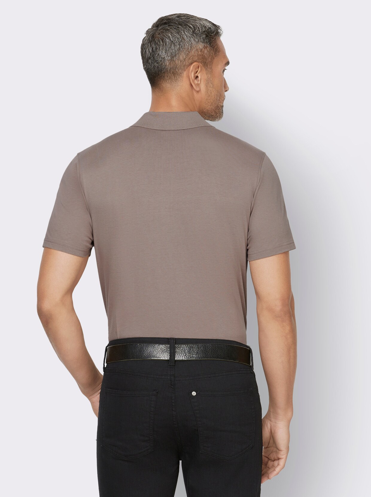 Poloshirt - taupe