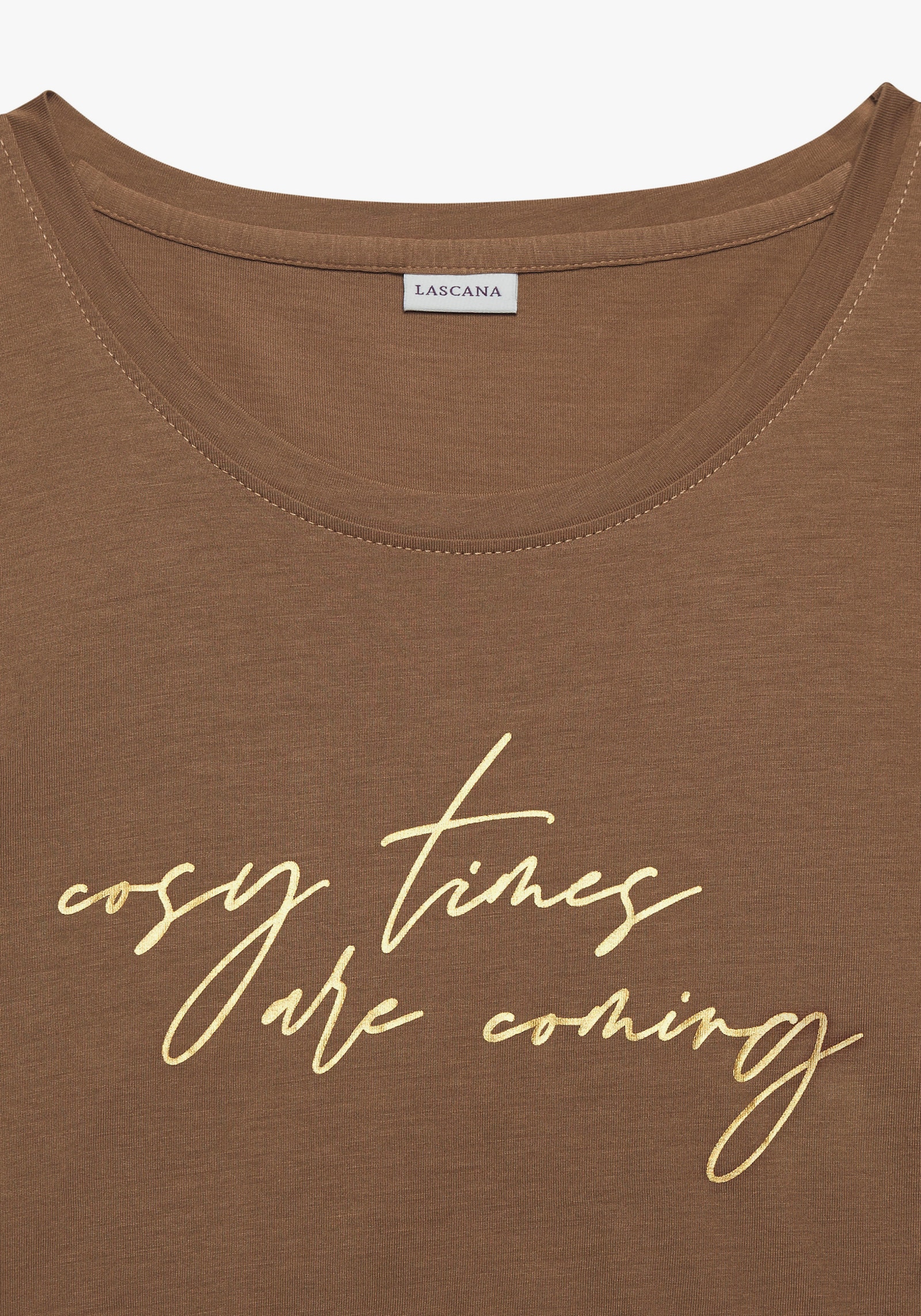 LASCANA Pyjamaoberteil - braun