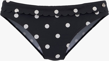 LASCANA Bas de maillot de bain - noir-blanc