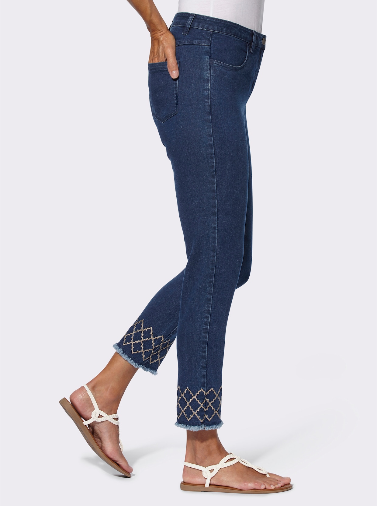 Jeans - blue-stone-washed