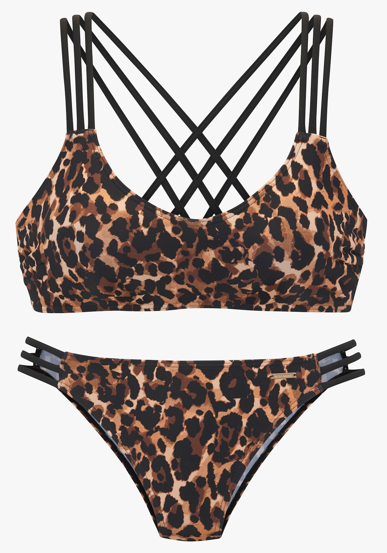 Bruno Banani bikini bustier - imprimé léopard