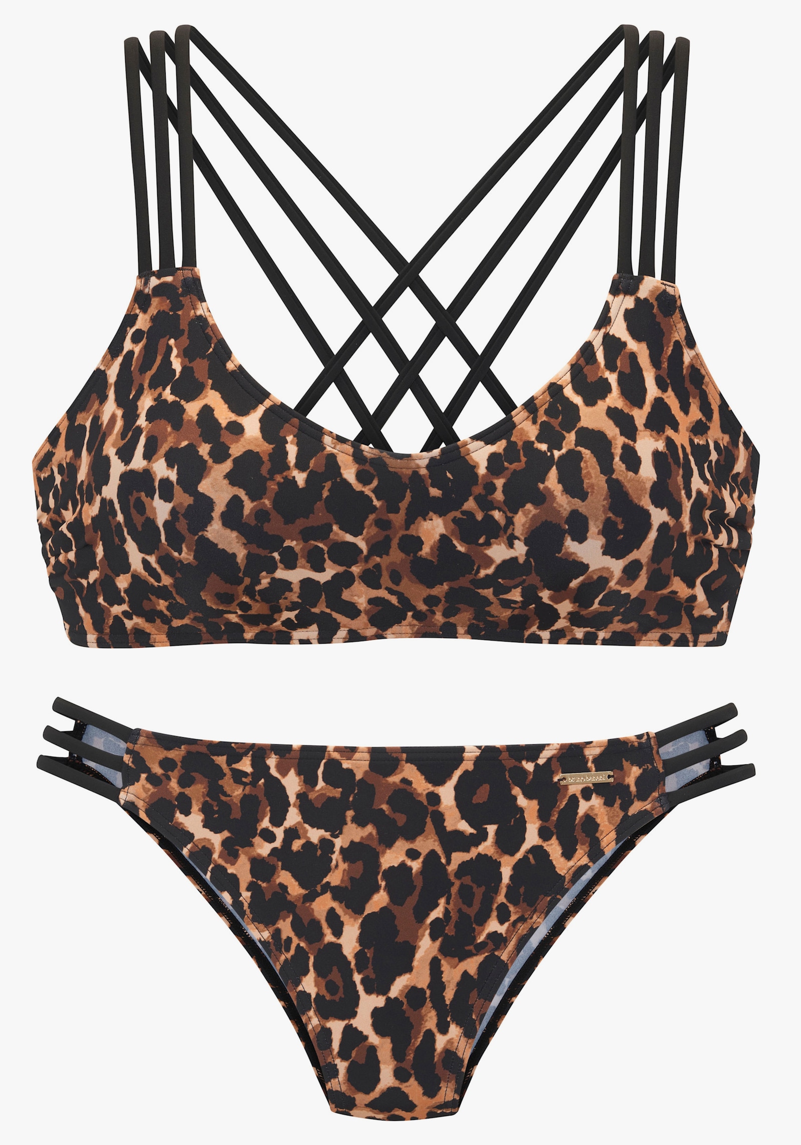 Bruno Banani bikini bustier - imprimé léopard