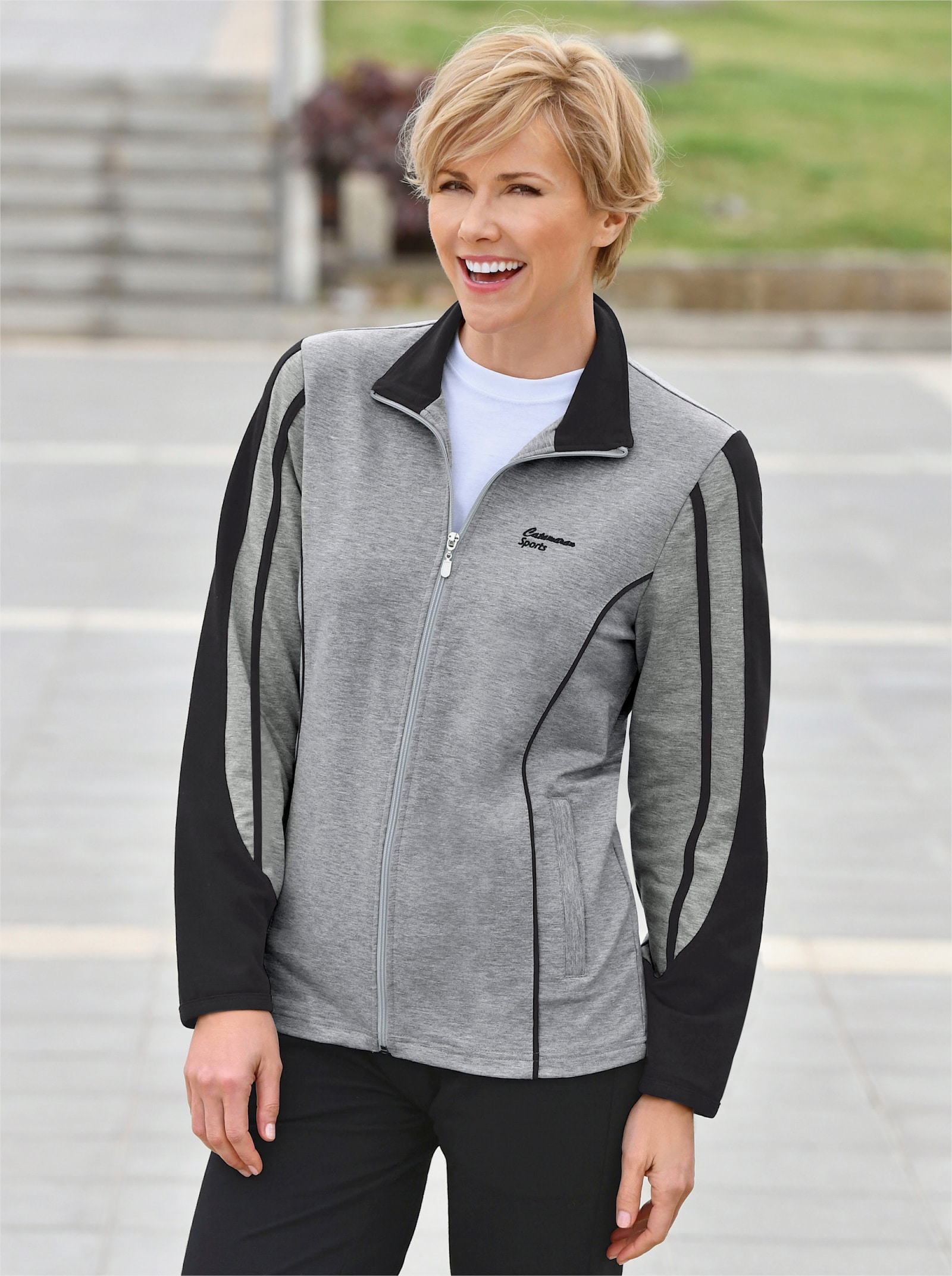 Catamaran Sports Freizeitanzug formstabile Qualität - grau-meliert