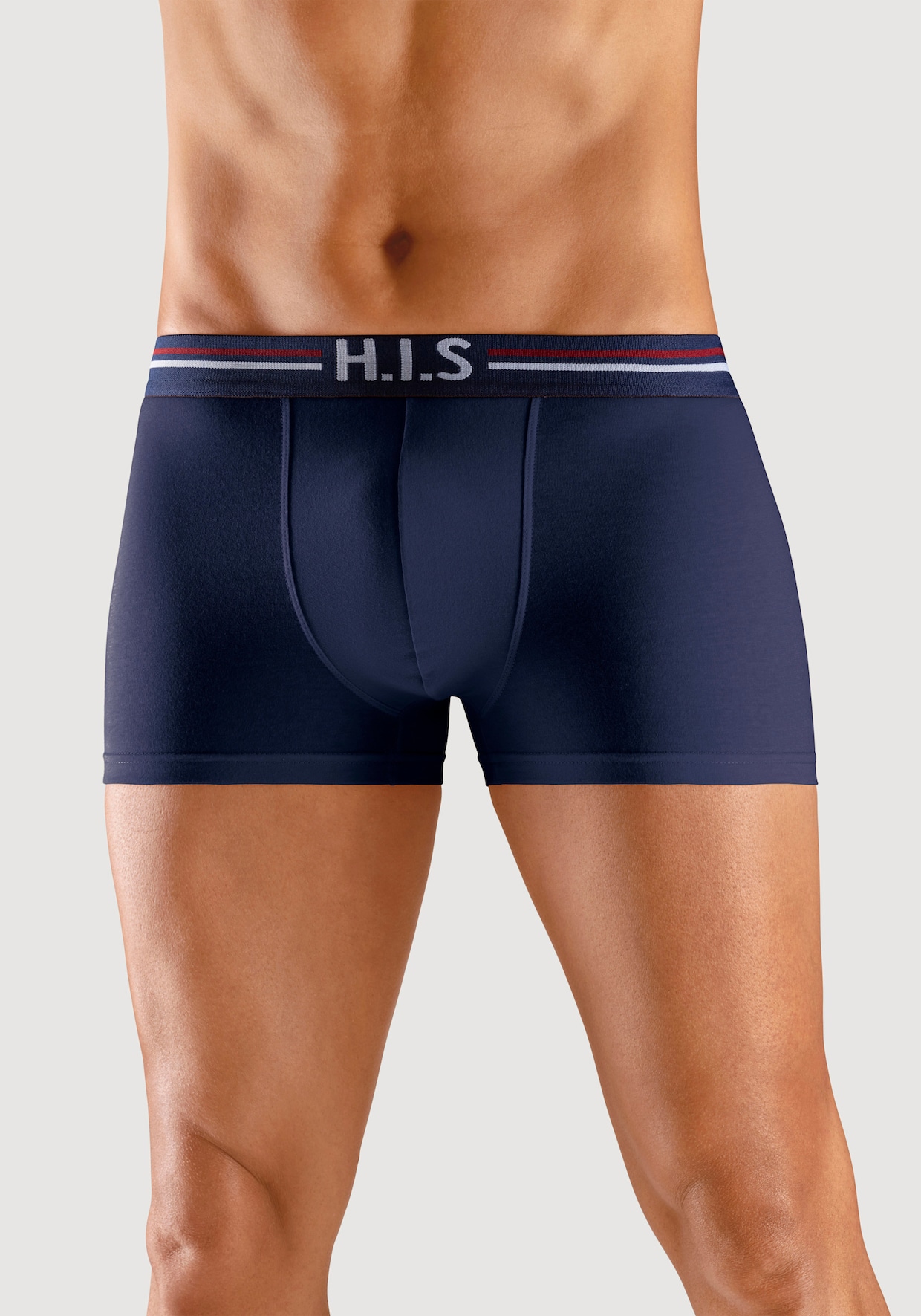 H.I.S Boxer - orange, mint, navy, grau-meliert, schwarz