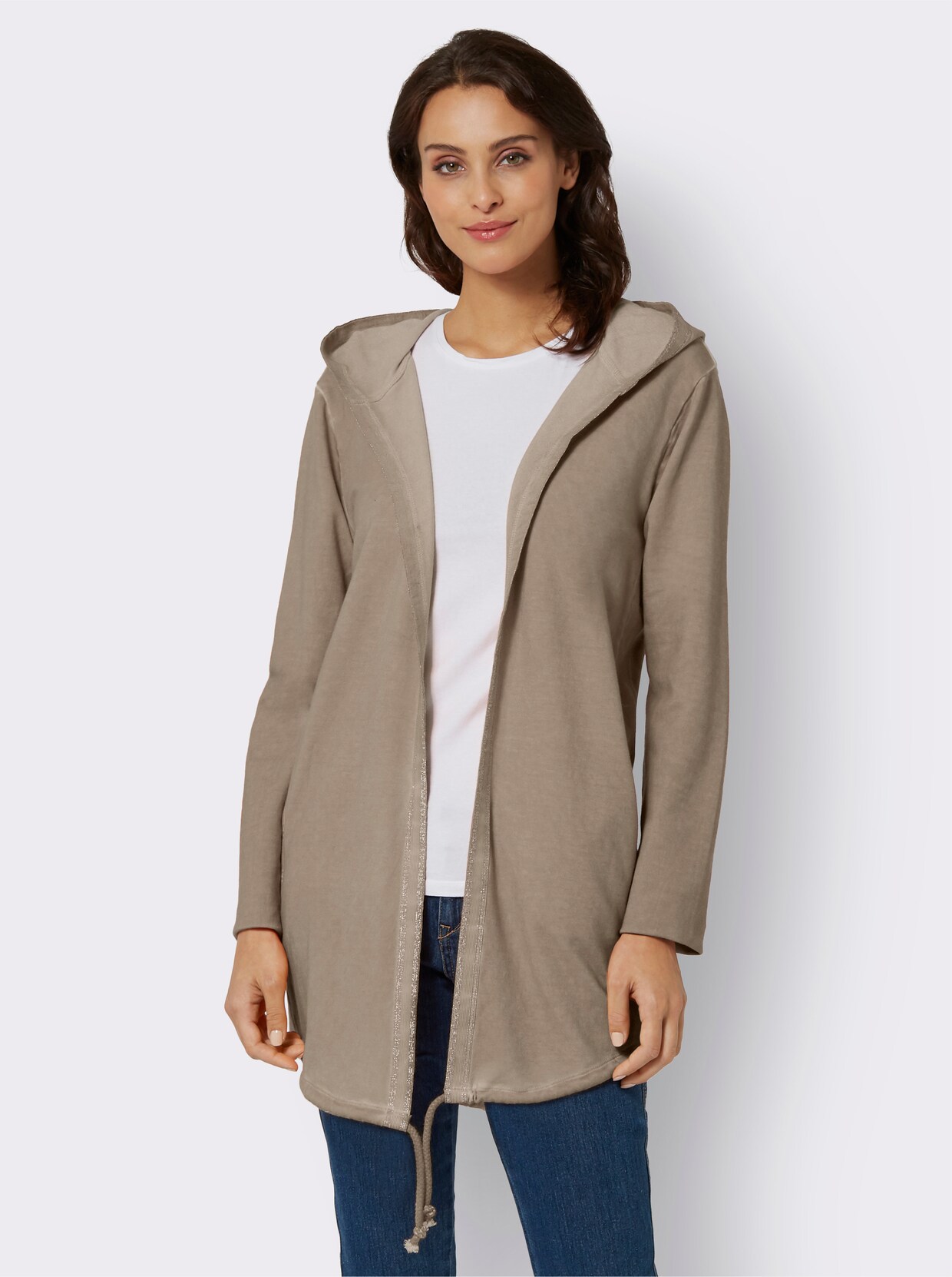 Shirtjacke - sesam