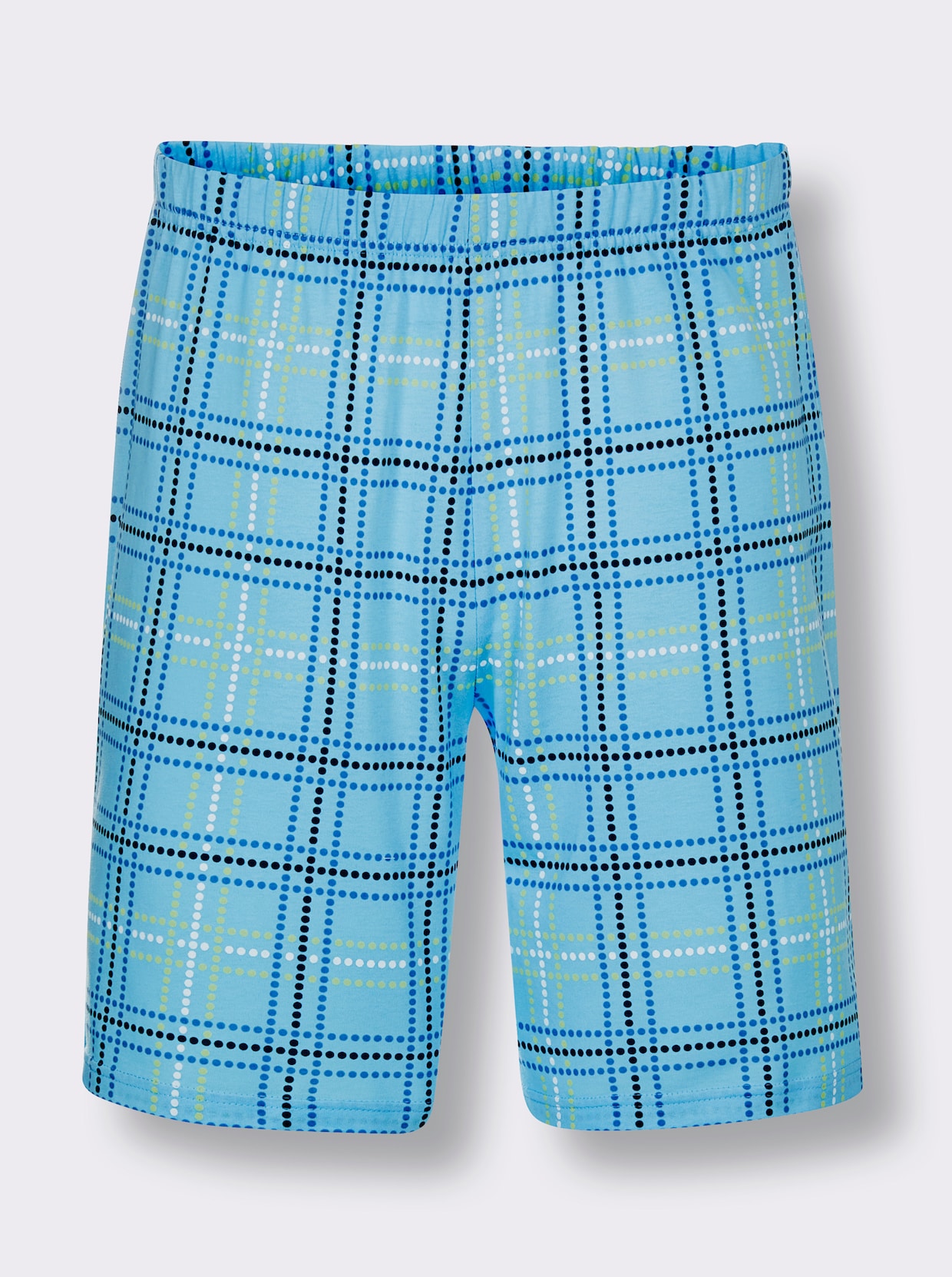 wäschepur men Shorty's - aqua bedrukt + aqua