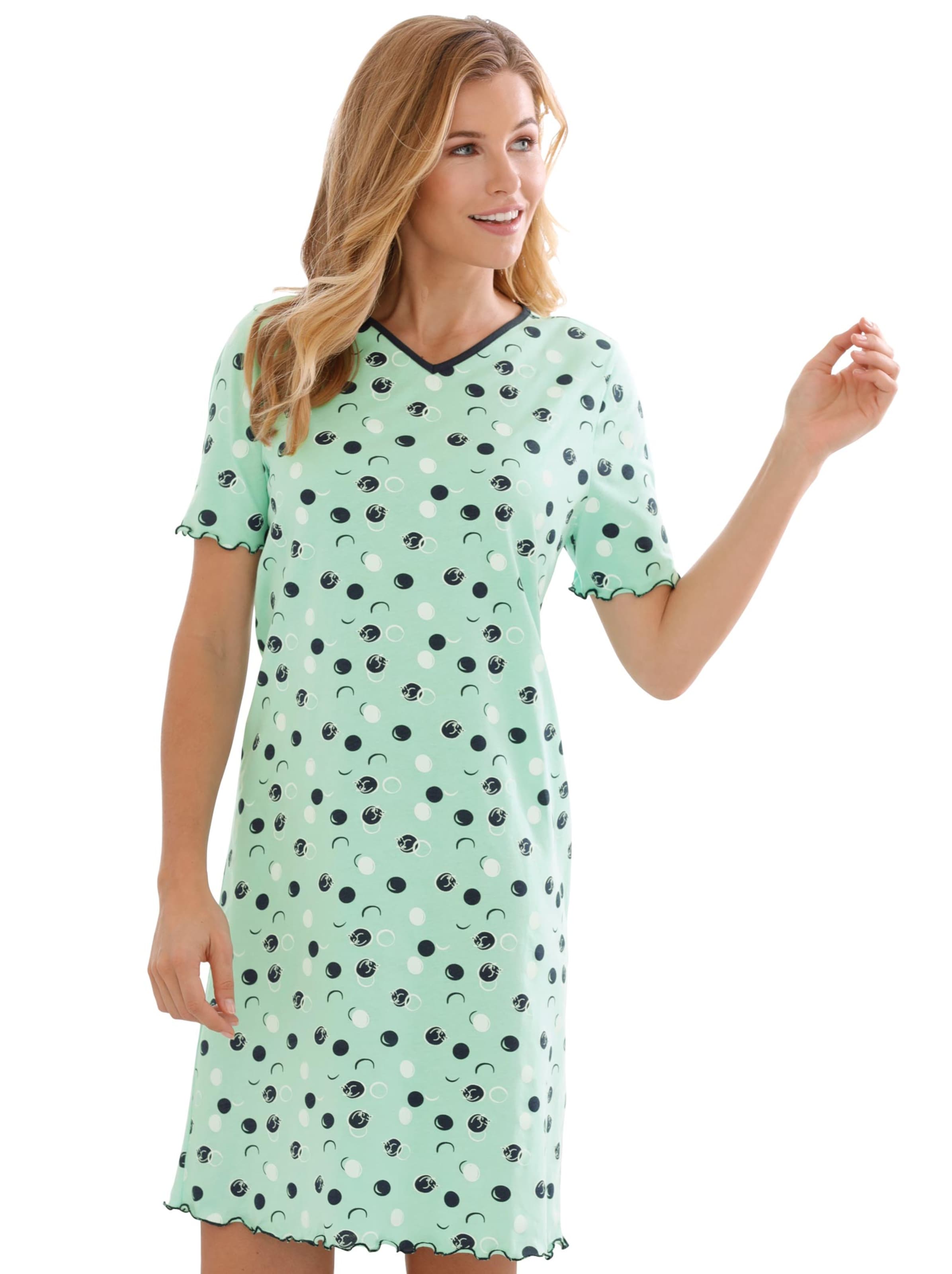 Nachthemd - mint-bedruckt