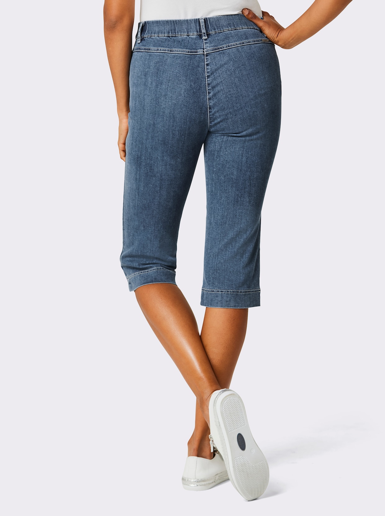 Ascari Capri-jeans - blue-stonewashed