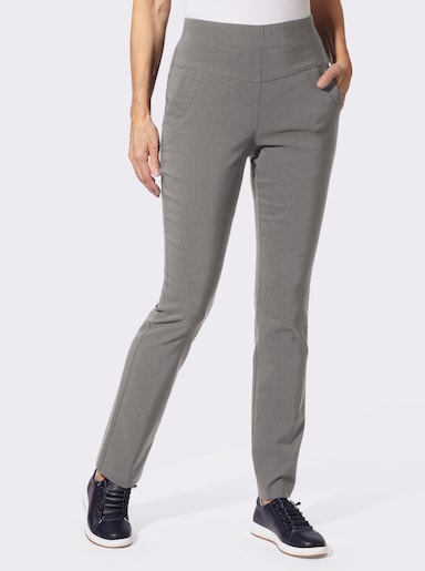 Schlupfhose in Bengalin-Qualität - grau