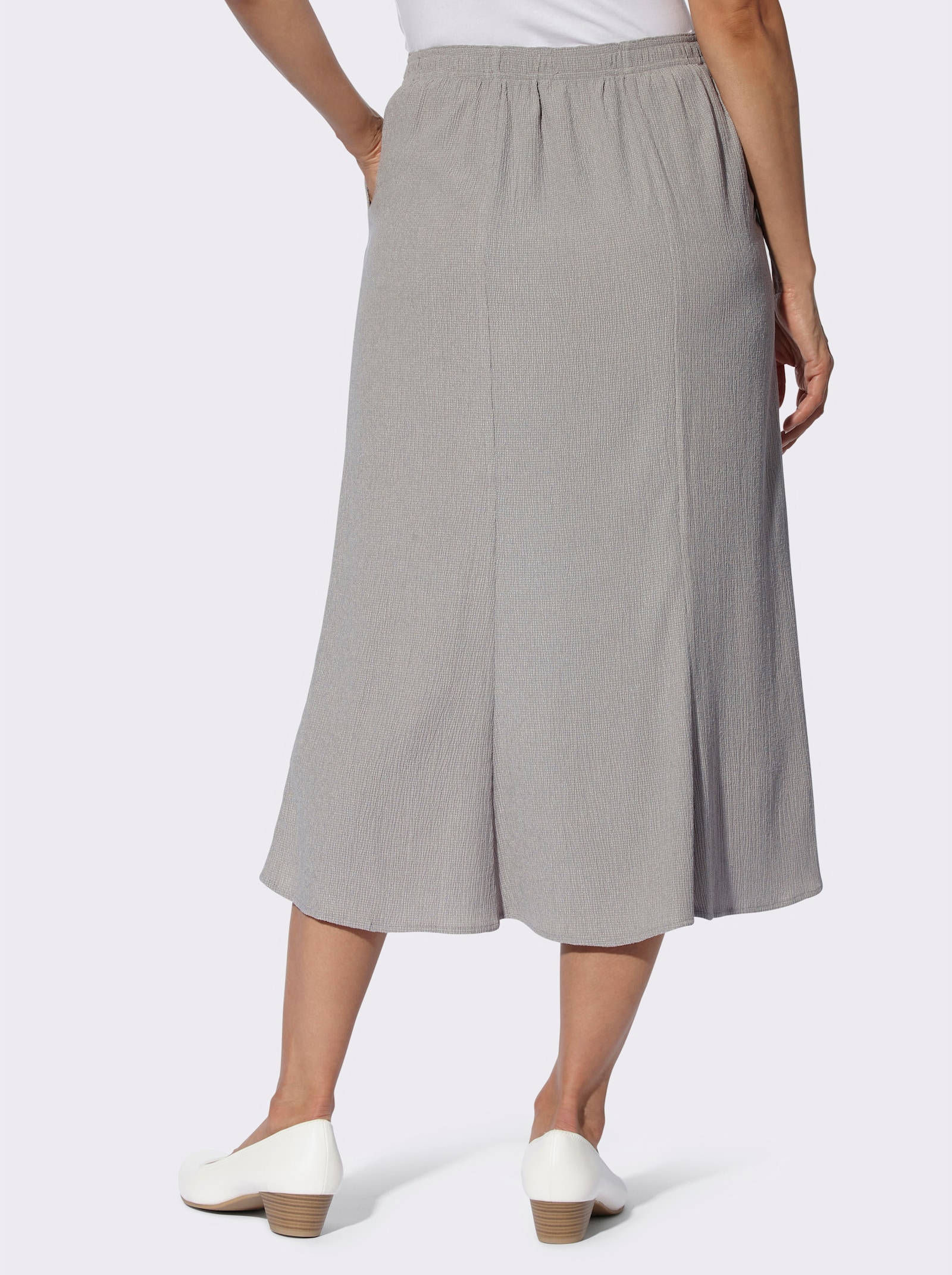 Comfortrok in kofferkwaliteit - steengrijs