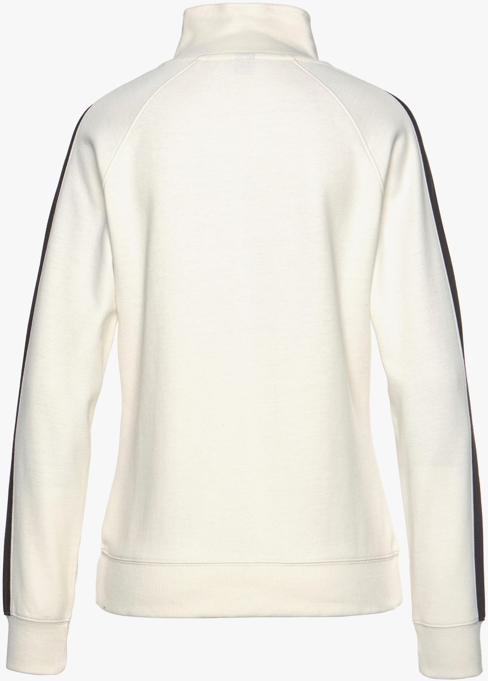 Bench. Loungewear Sweatjacke - ecru-schwarz