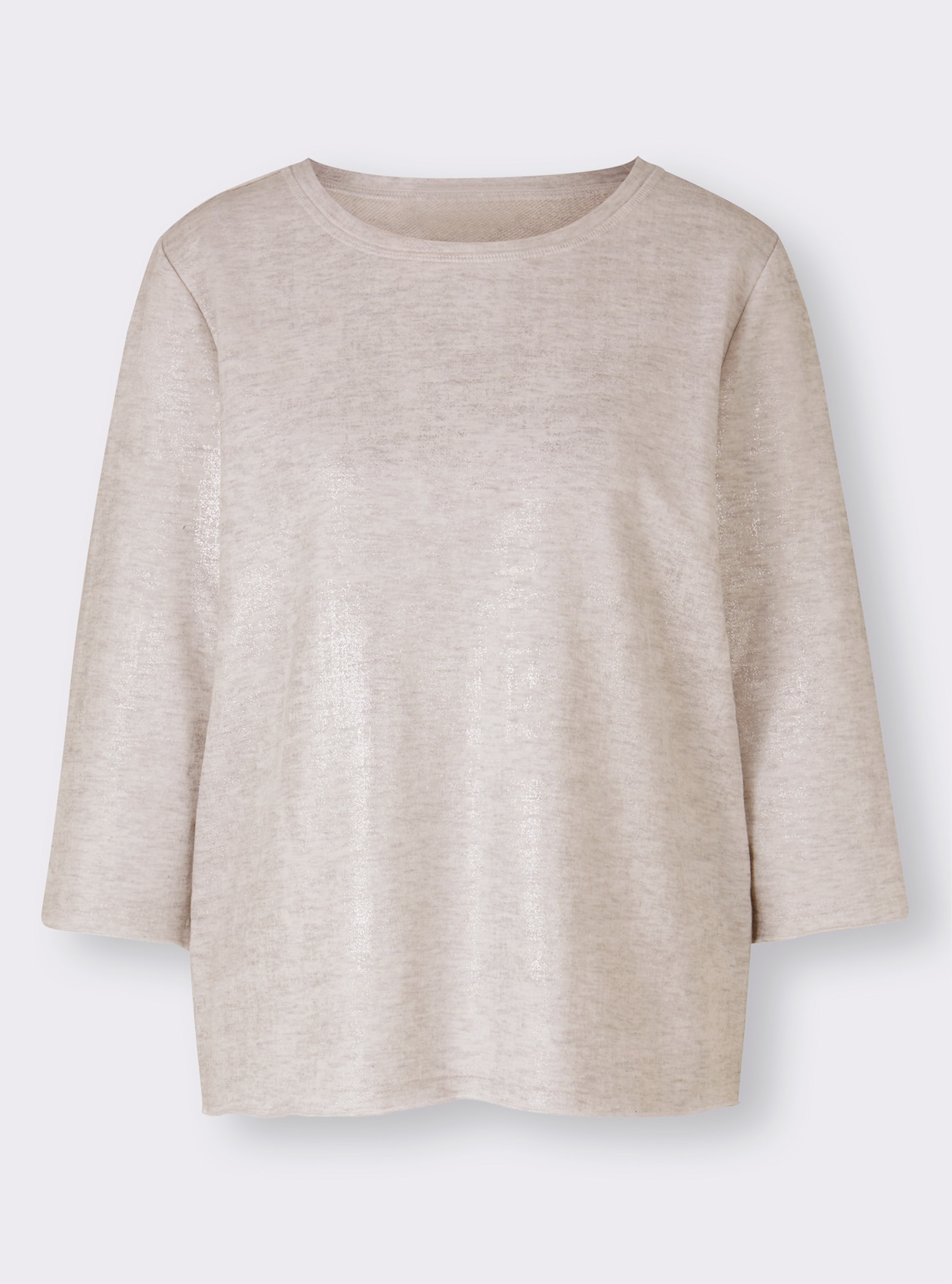 heine T-shirt à manches 3/4 - couleur argent