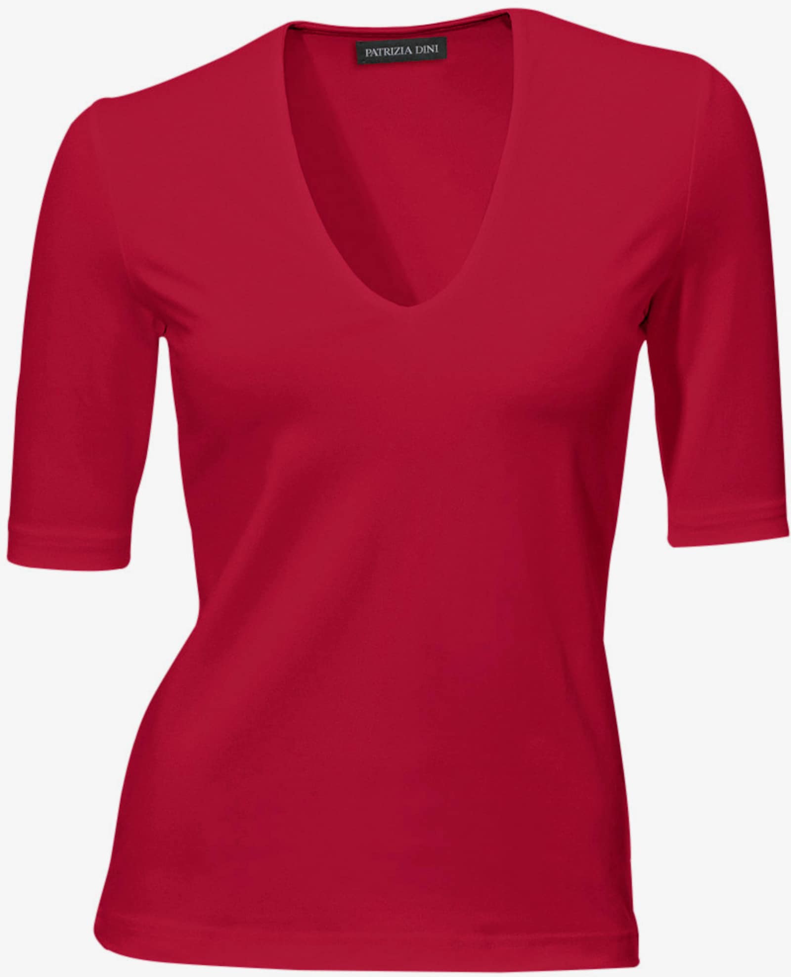 heine Kurzarmshirt mit Halbarm - rot