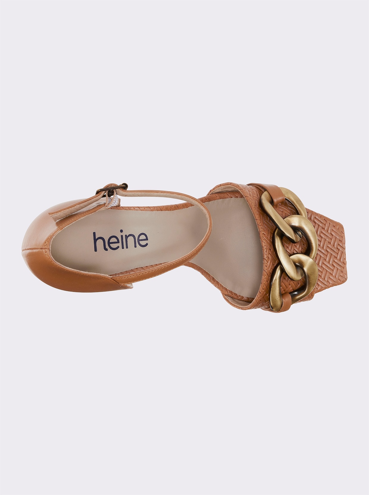 heine Sandalen - cognac