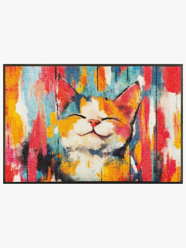 wash+dry by Kleen-Tex Fußmatte - rot-bunt