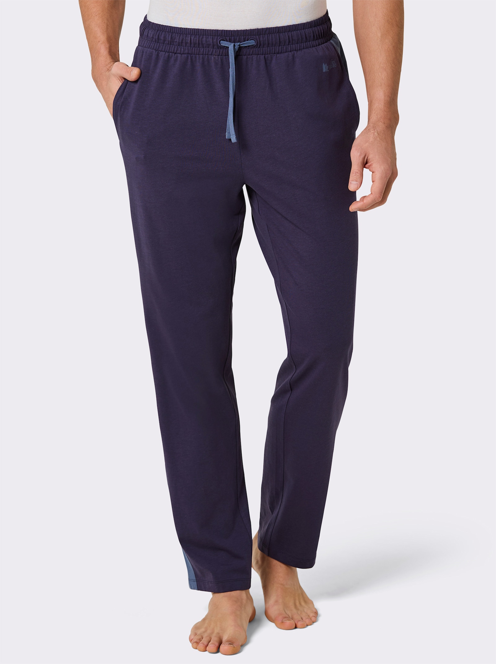 feel good Hosen - marine-rauchblau + schwarz-anthrazit