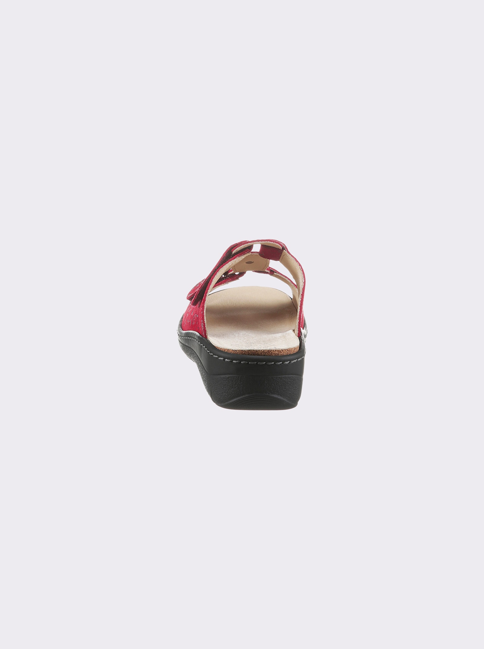 Belvida Slippers - rood geprint
