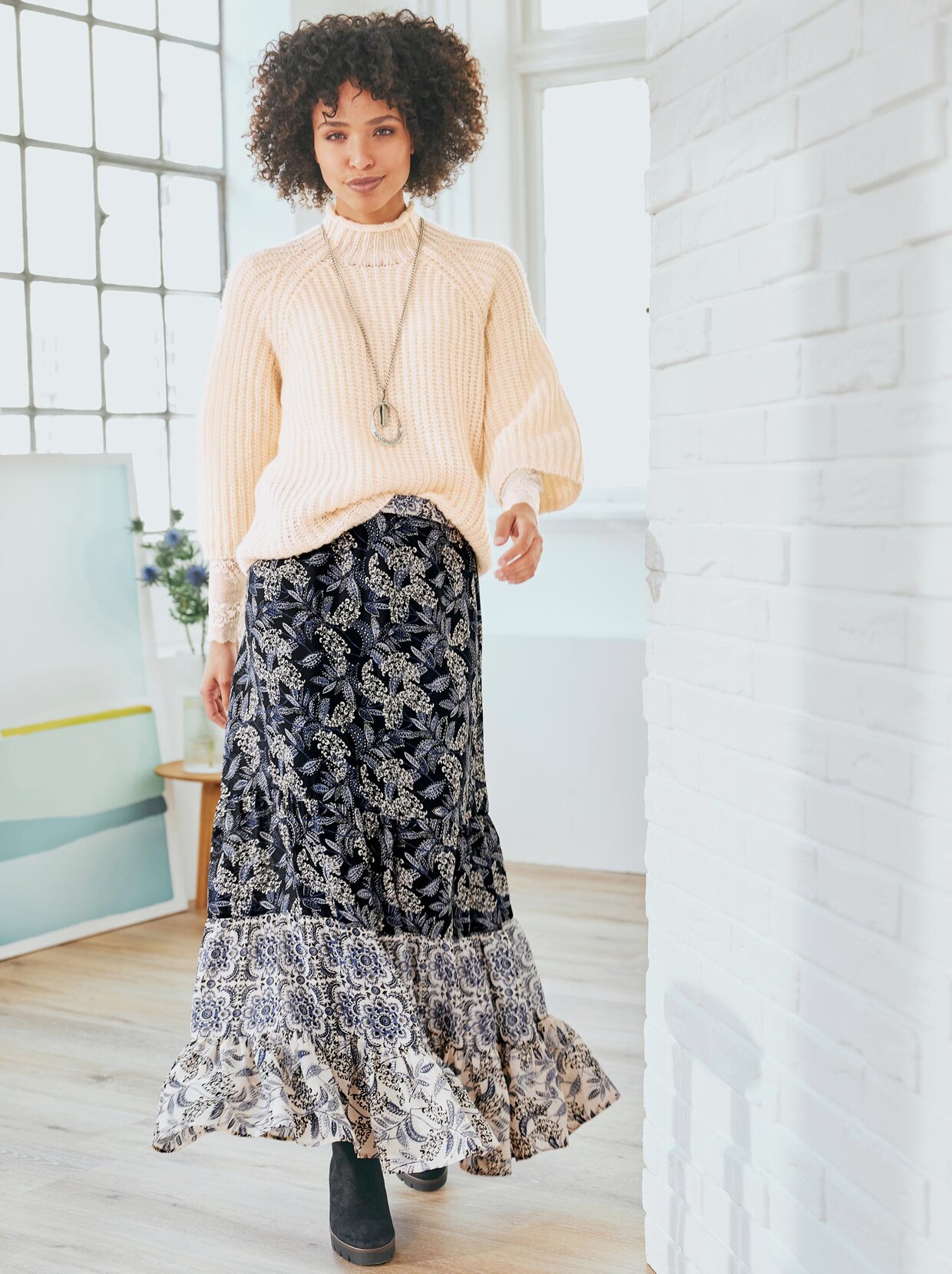 Linea Tesini Pullover - elfenbein