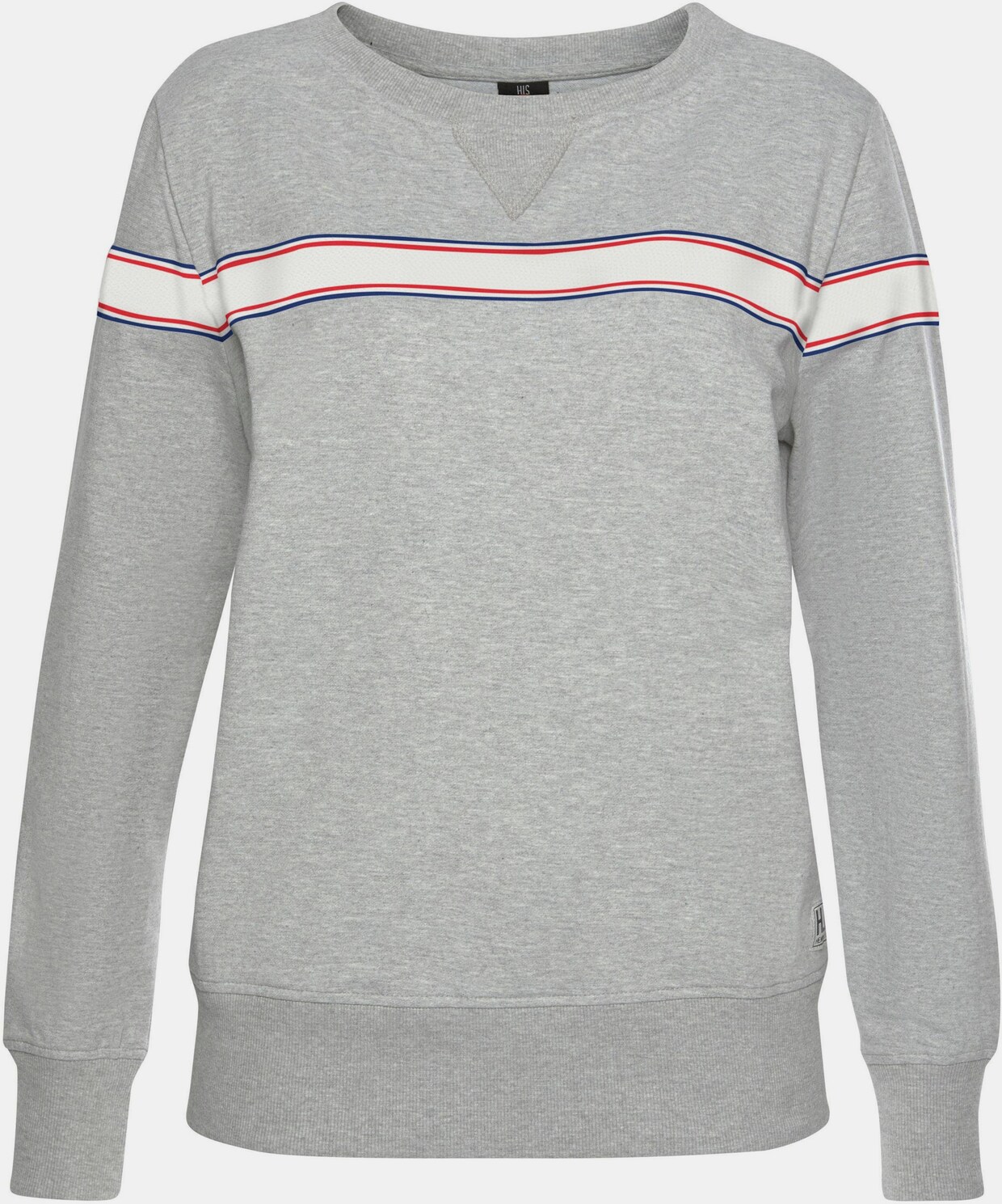 H.I.S Sweatshirt - grau-meliert