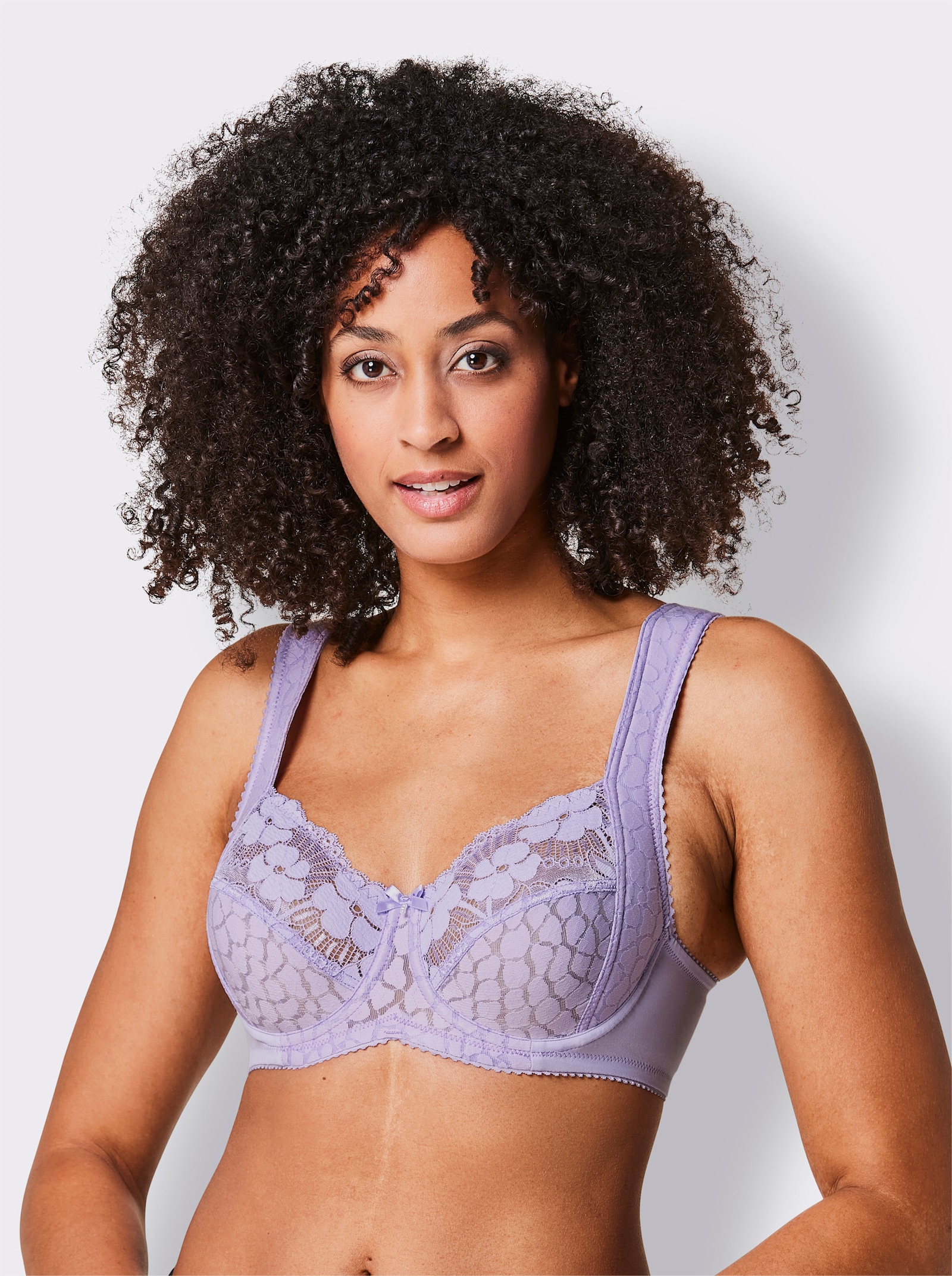 Miss Mary Entlastungs-BH mit Bügel und Stütze - lavendel