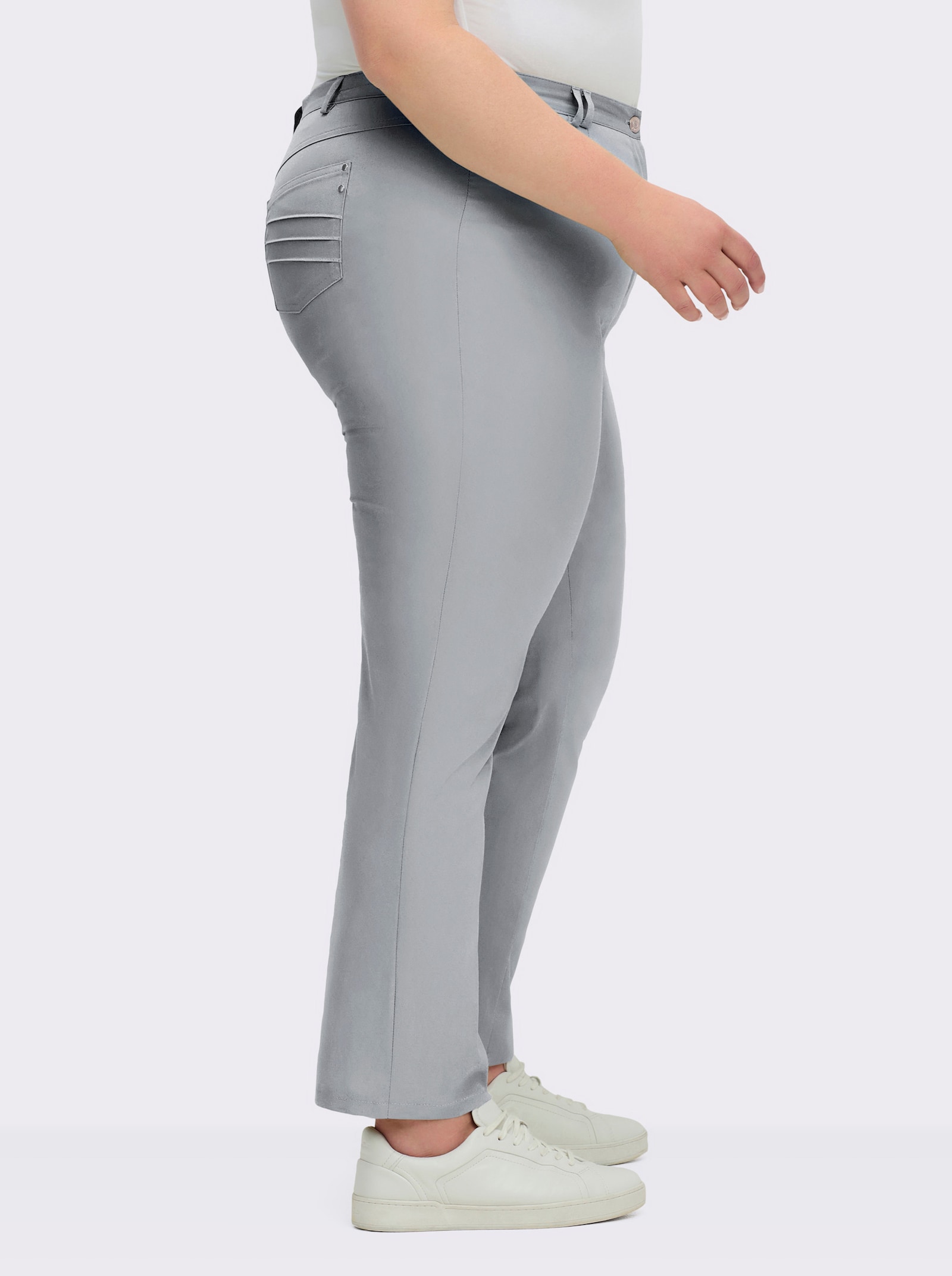 Cosma Funktionshose schmutzabweisend und knitterarm - hellgrau