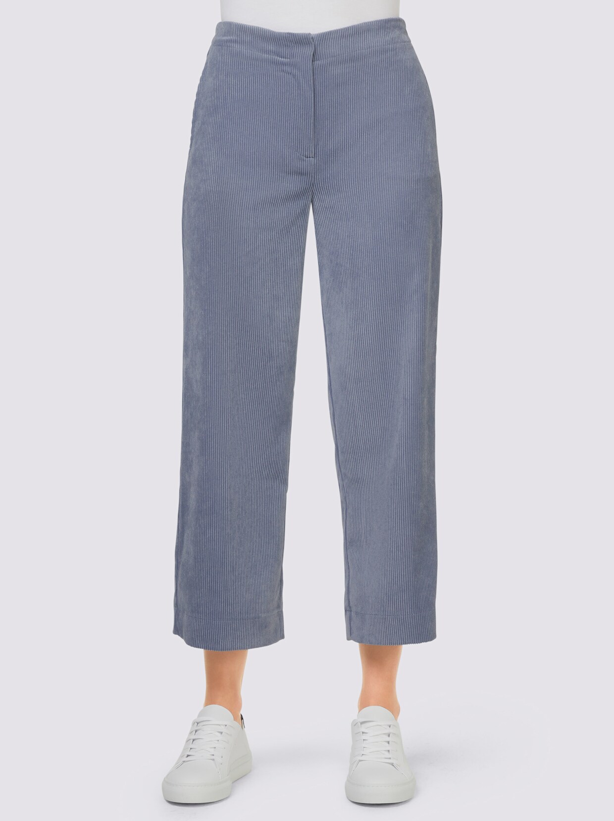 heine Cord-Hose - taubenblau
