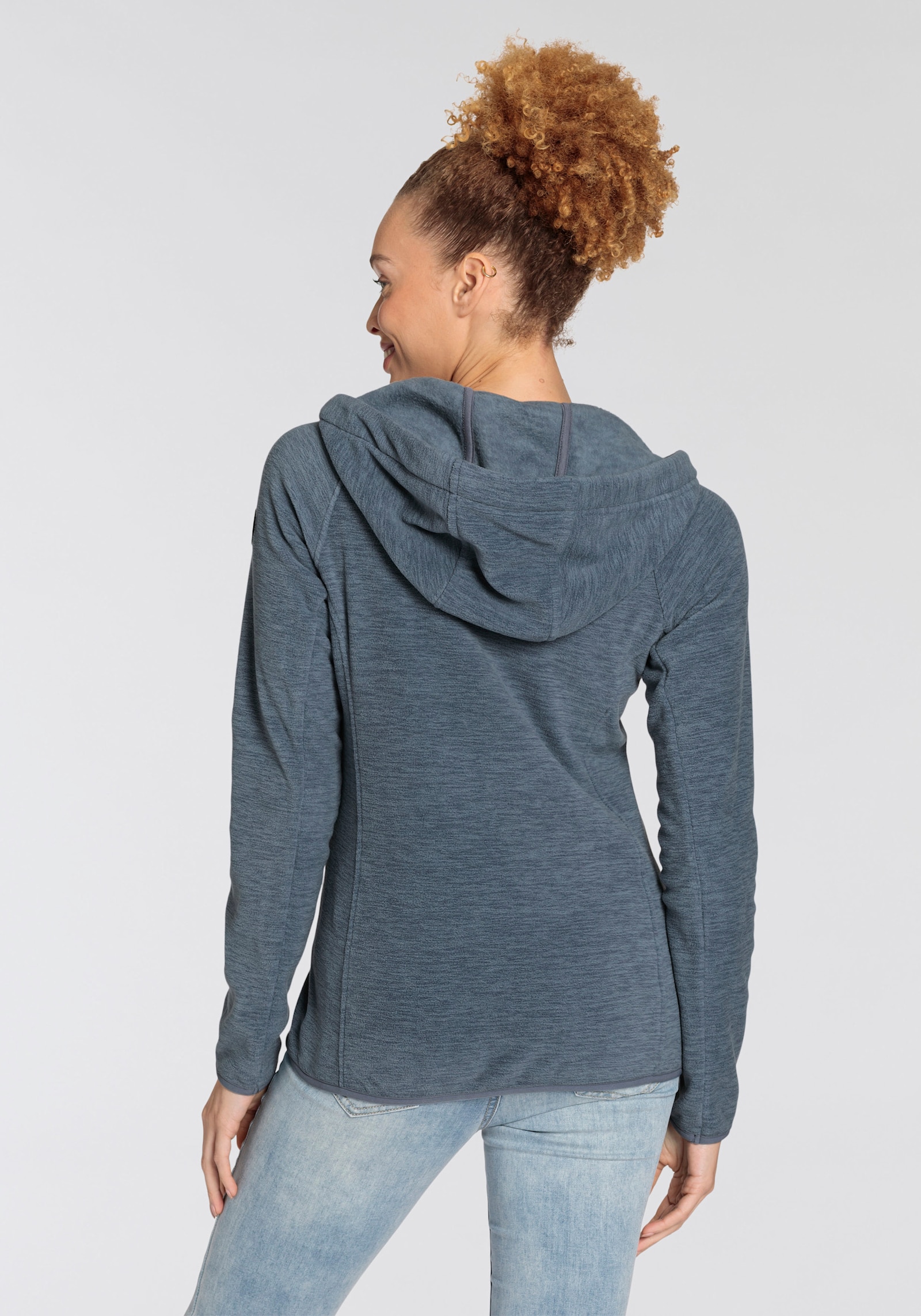 Polarino Fleecejacke - blau