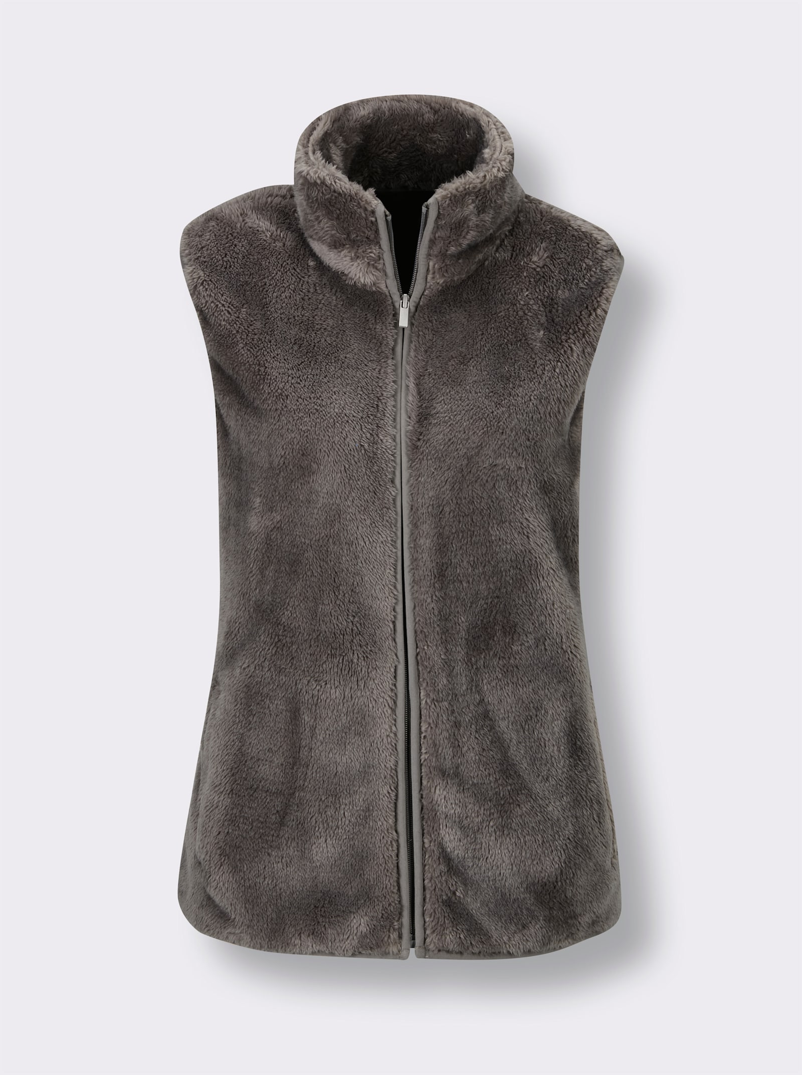 Catamaran Sports Gilet met bont - grijs