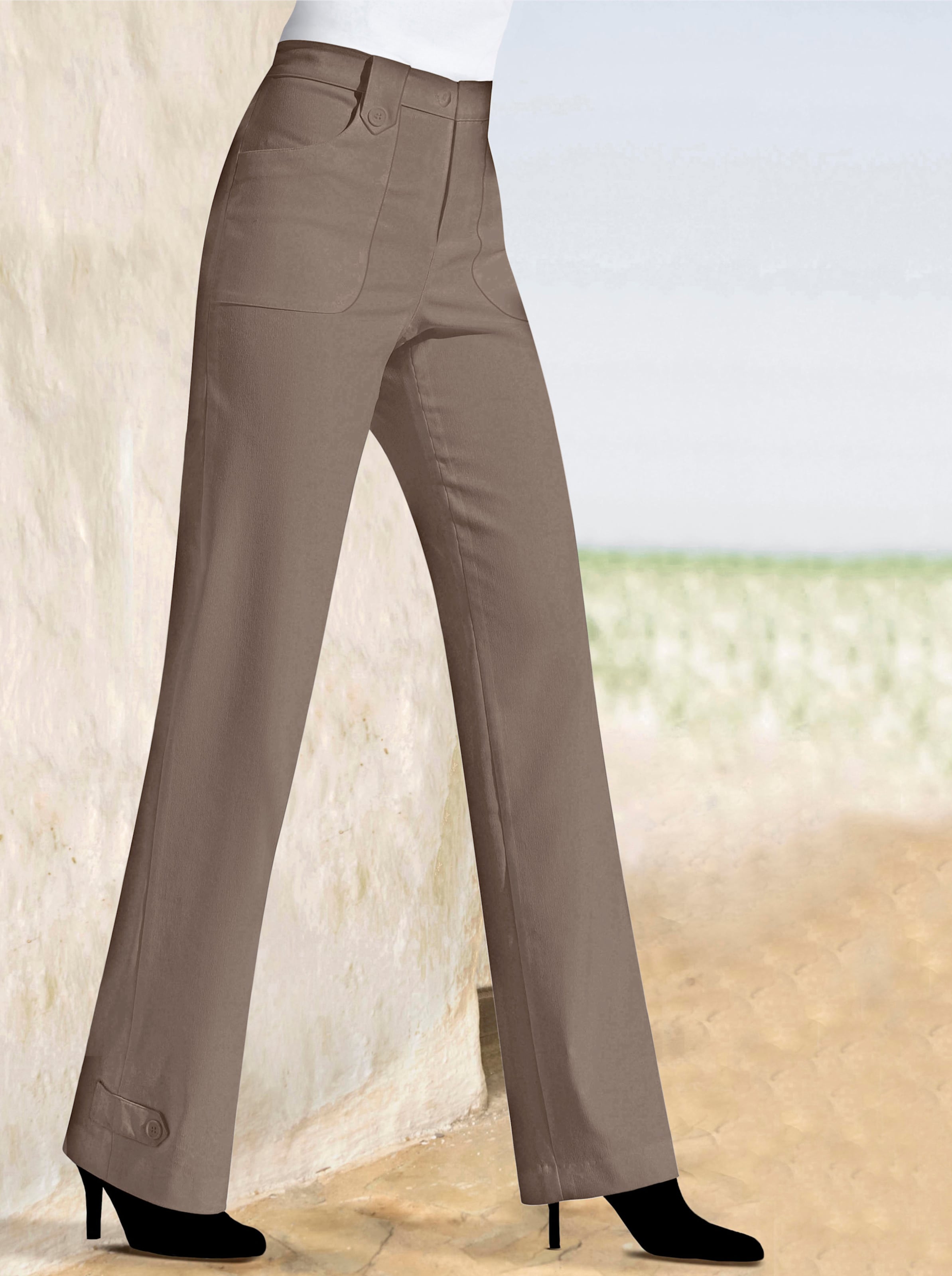 Taupe Hose - Bild 5